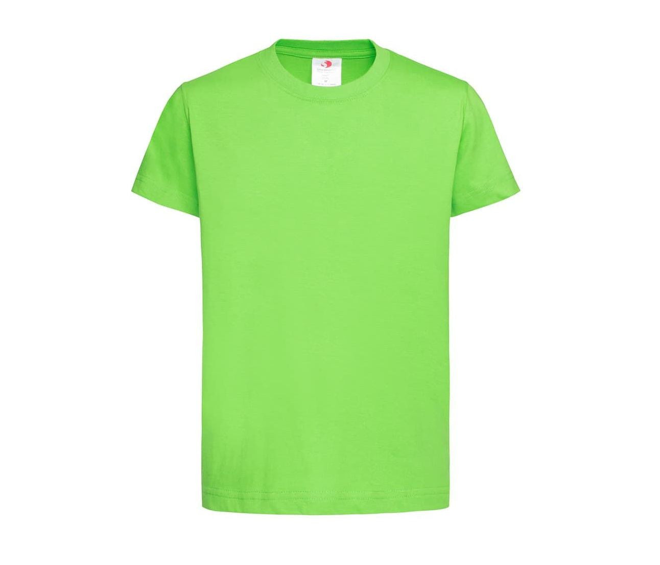 Tee-Shirt Col Rond Pour Enfants - Kiwi Green
