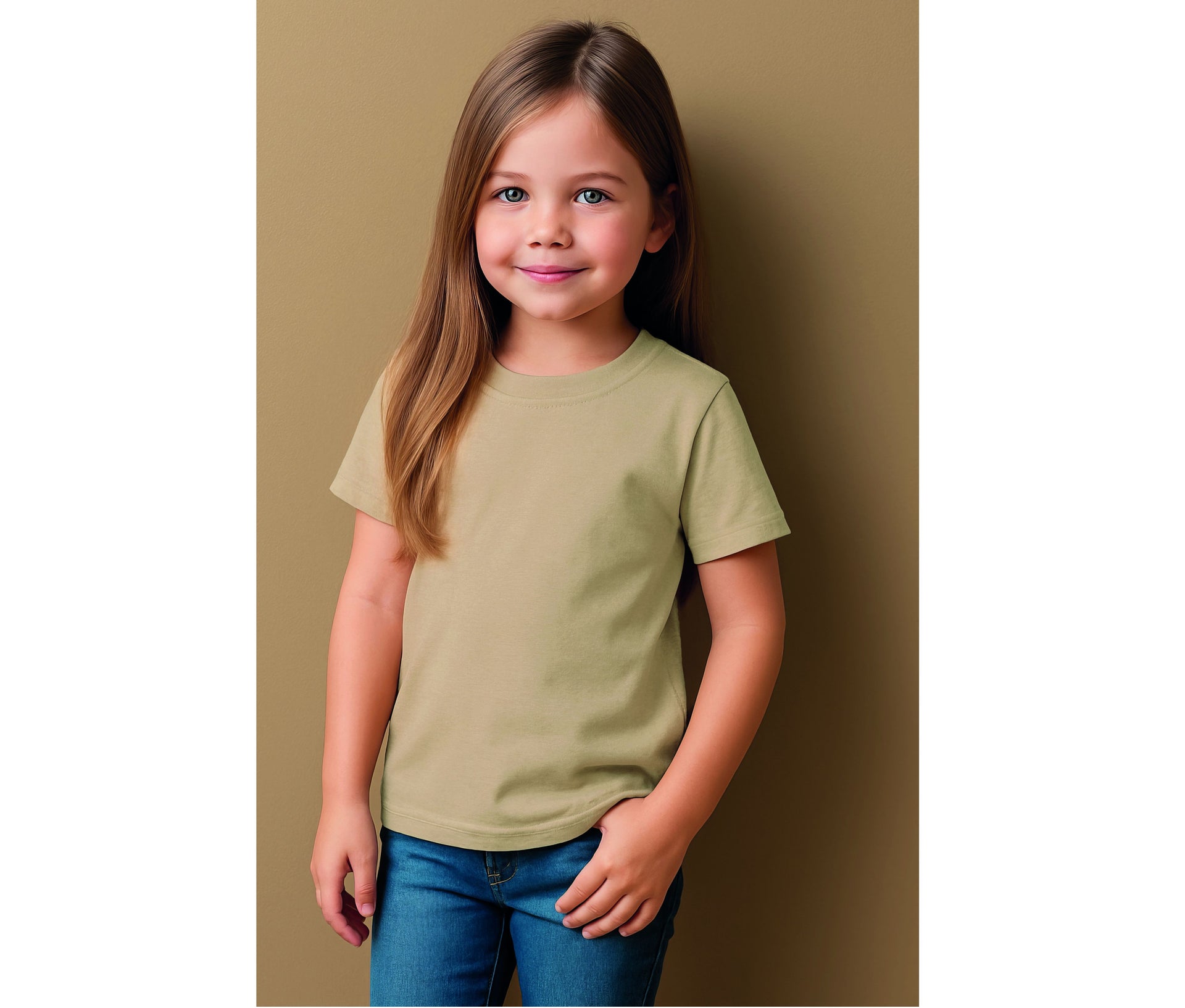Tee-shirt col rond pour enfants
