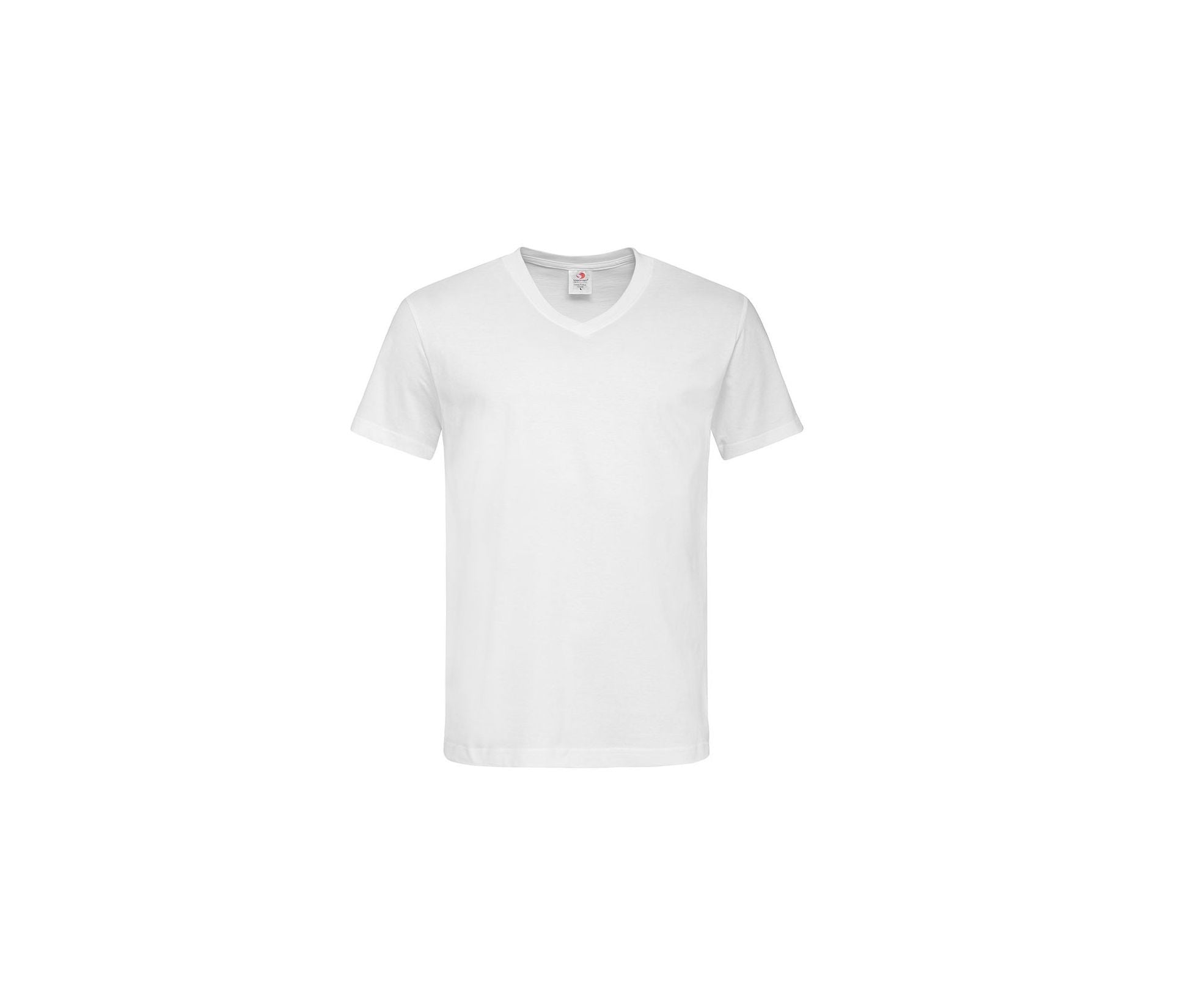 Tee-Shirt Homme Col V - White