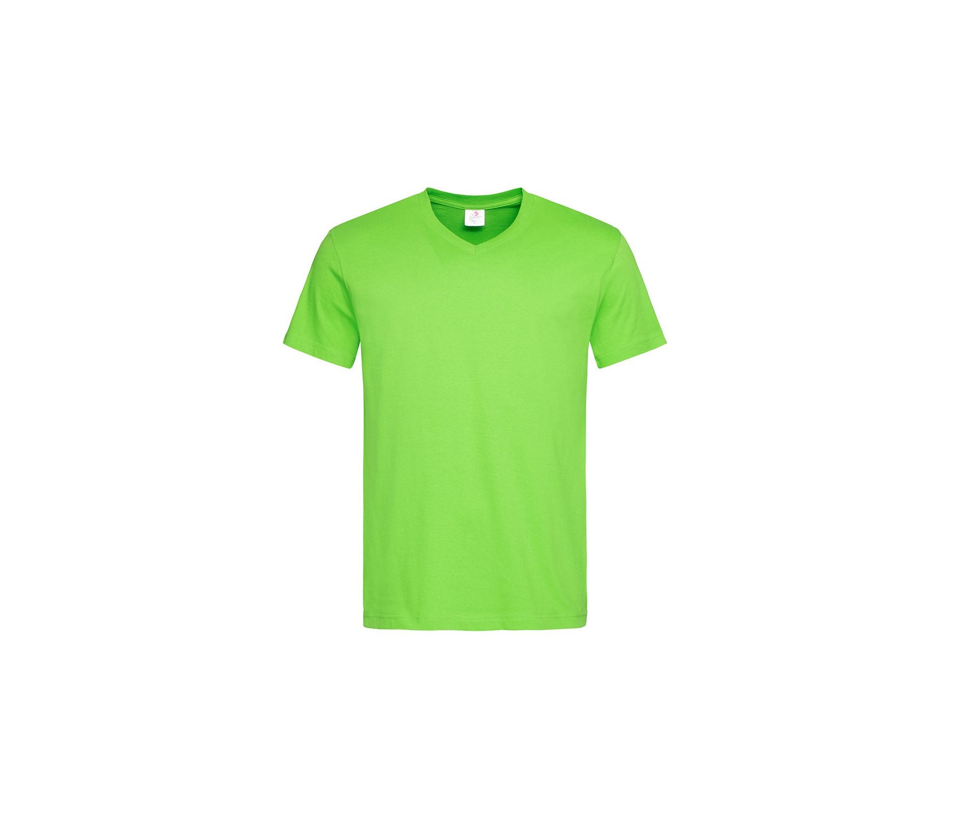 Tee-Shirt Homme Col V - Kiwi Green