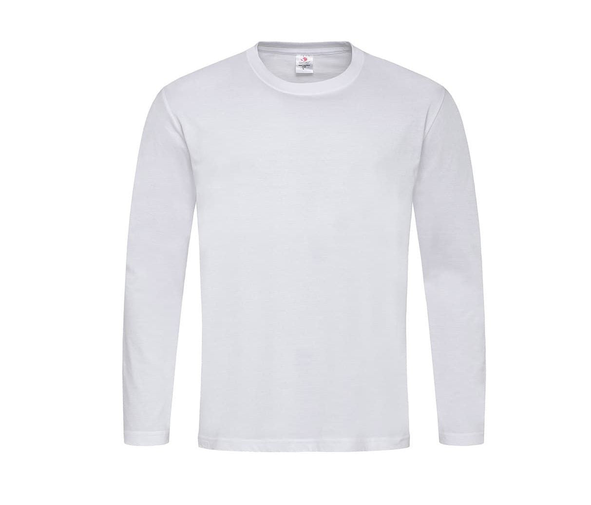 Tee-Shirt Manches Longues Homme - White