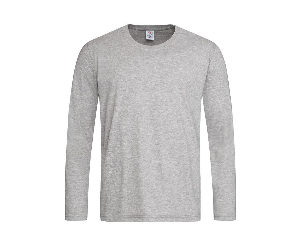 Tee-Shirt Manches Longues Homme - Grey Heather