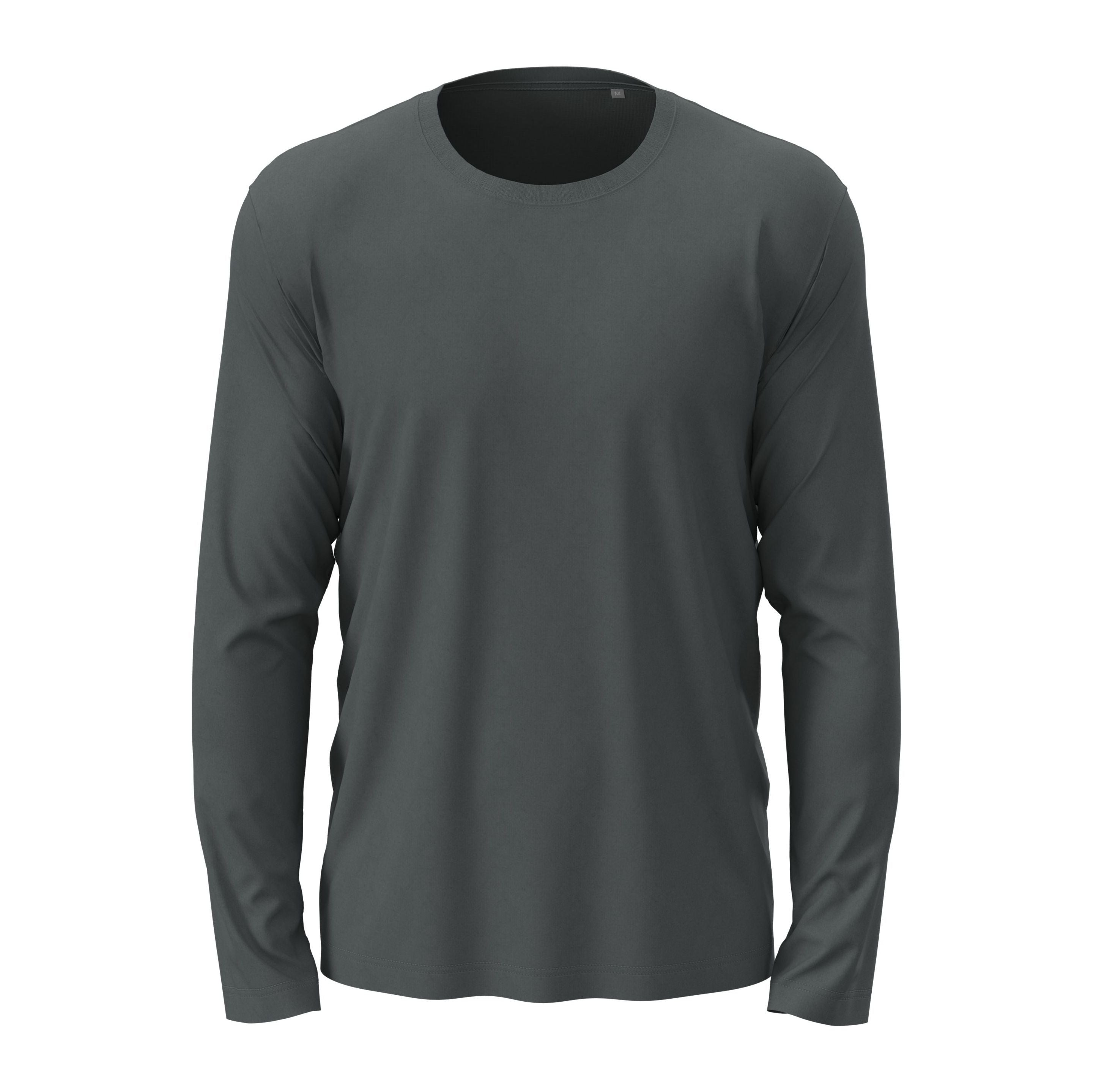 Tee-Shirt Manches Longues Homme - Slate Grey