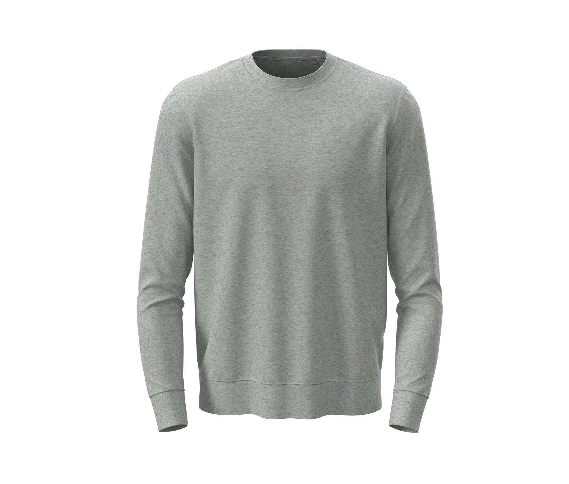 Sweatshirt Col Rond Unisexe - Grey Heather