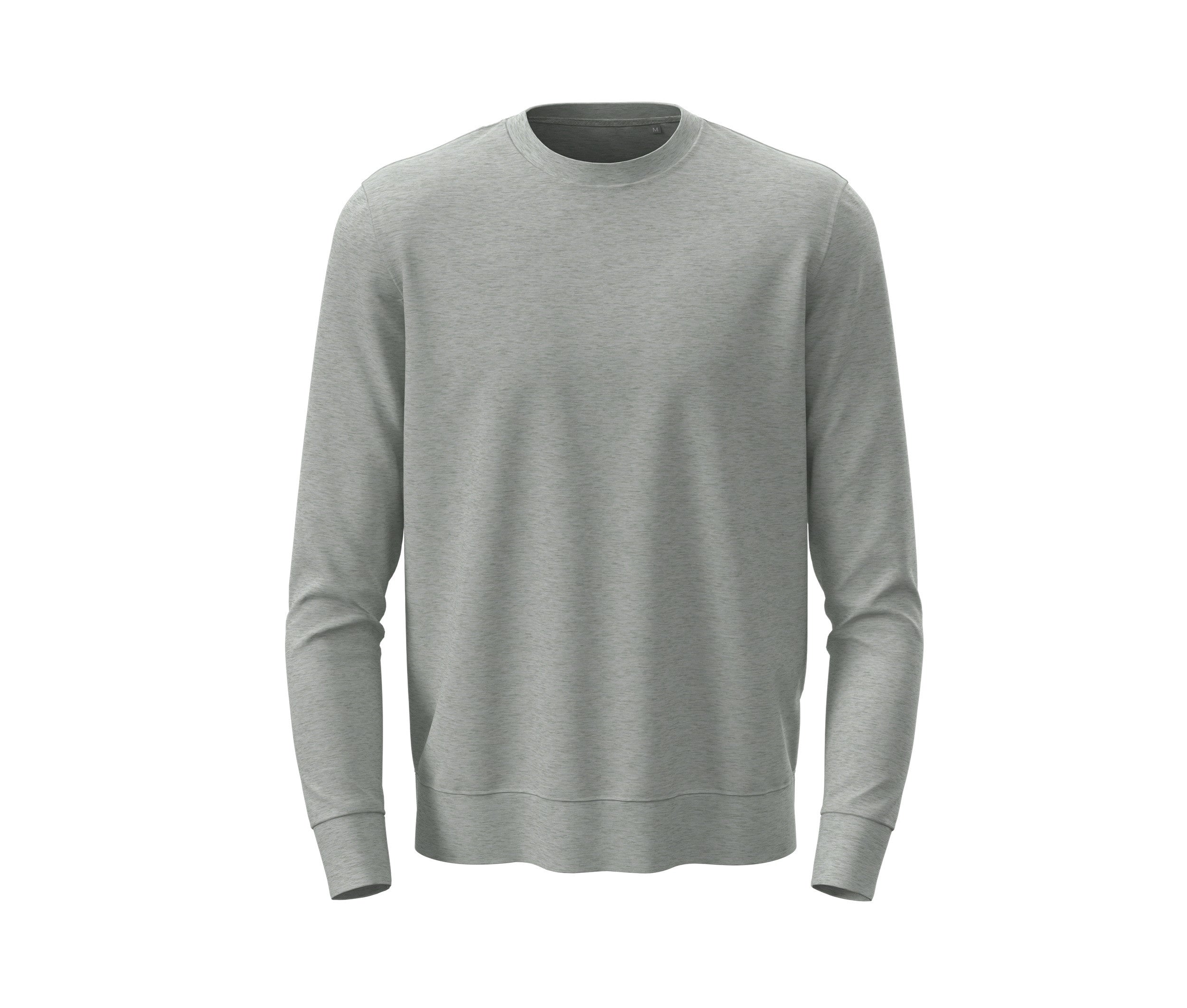 Sweatshirt Col Rond Unisexe - Grey Heather