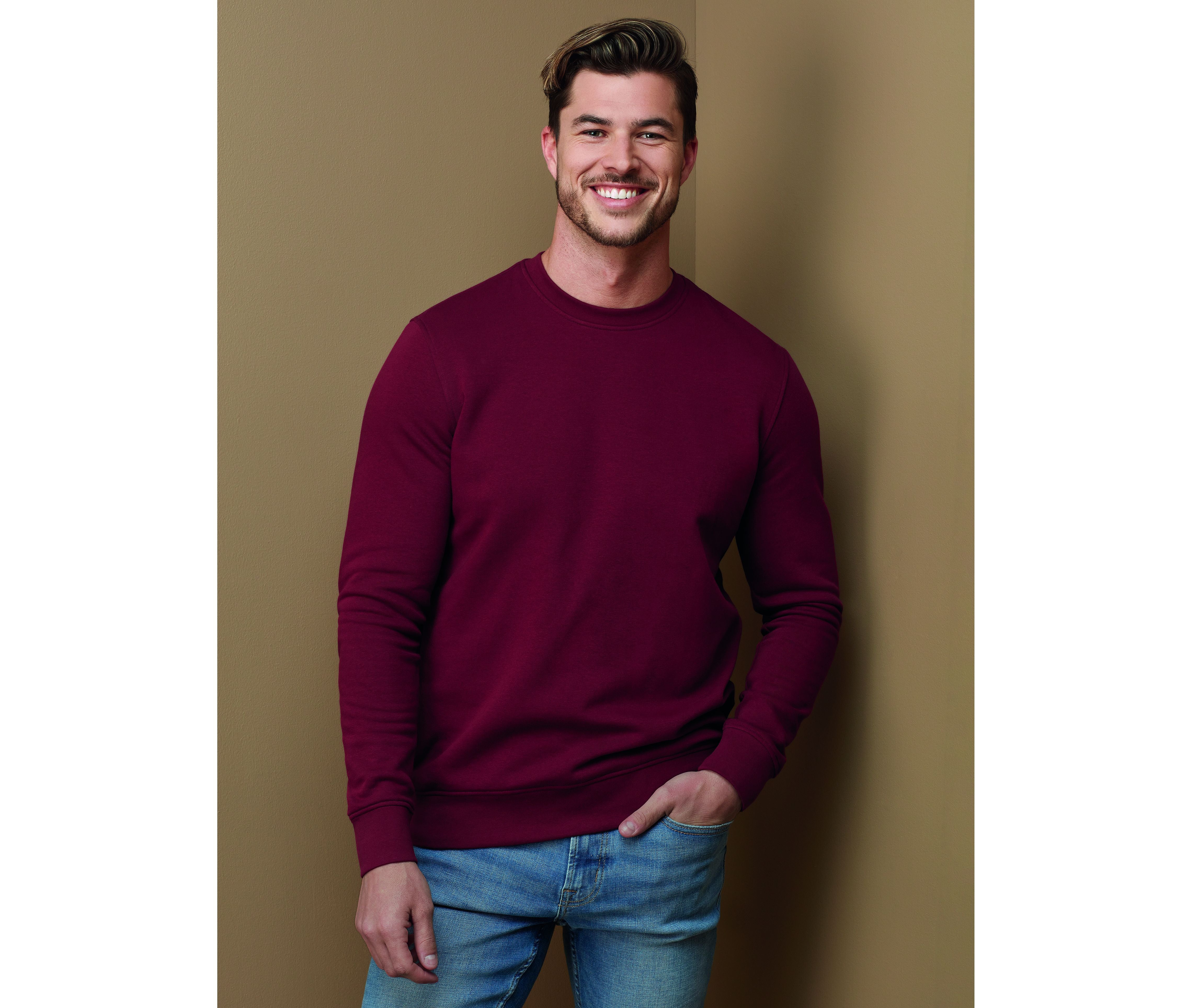 Sweatshirt col rond unisexe
