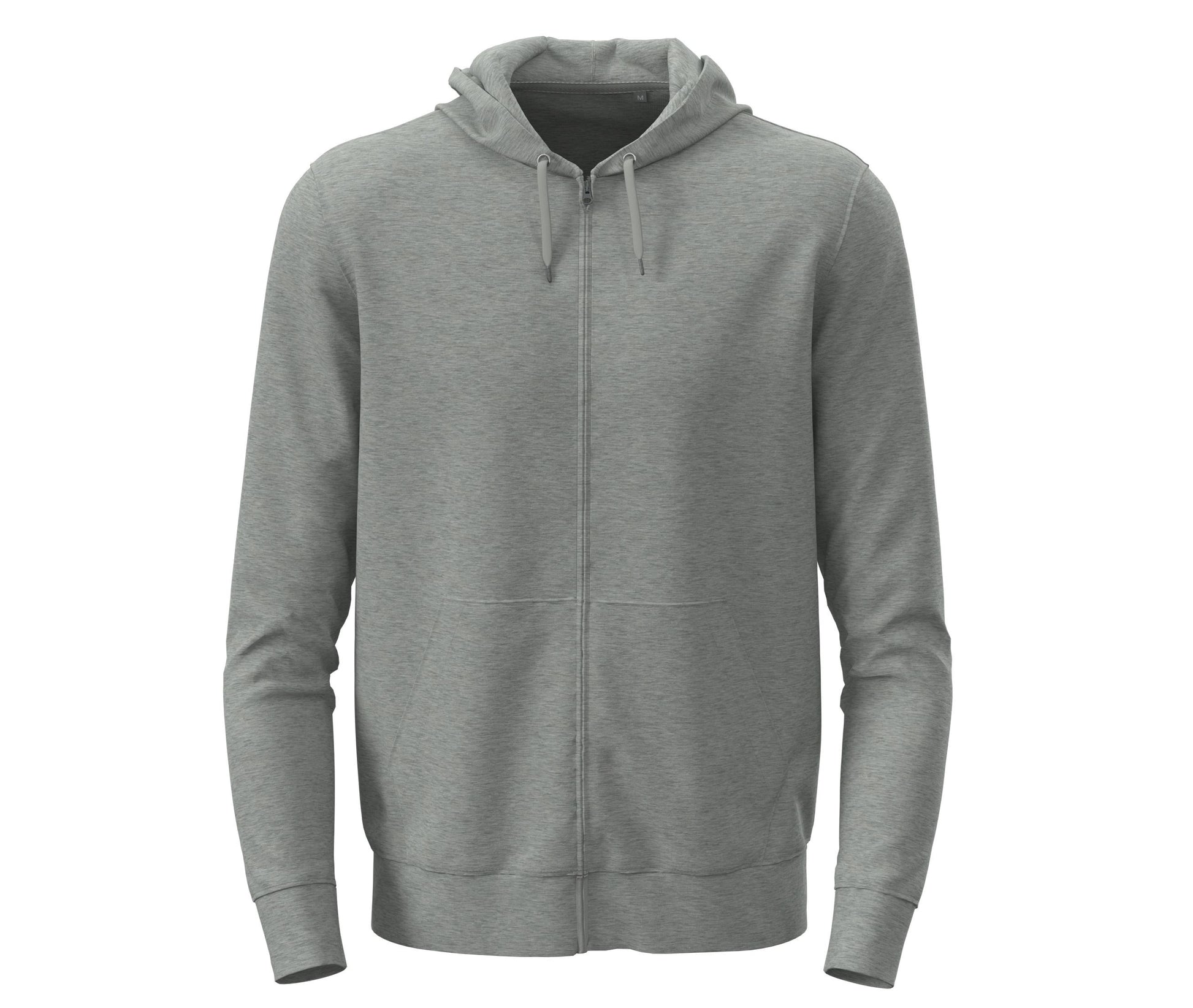 Sweat à Capuche Zippé - Grey Heather