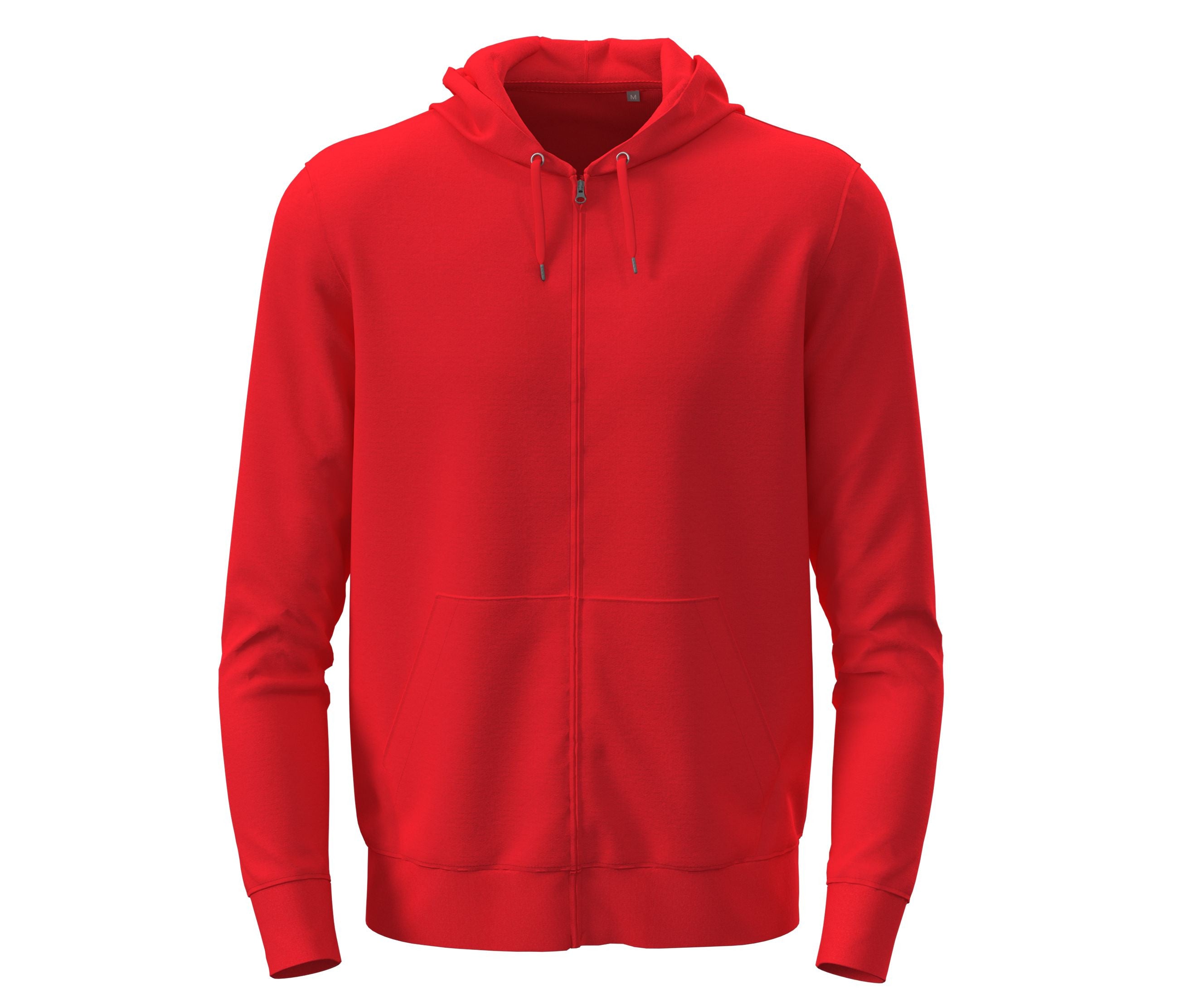 Sweat à Capuche Zippé - Scarlet Red