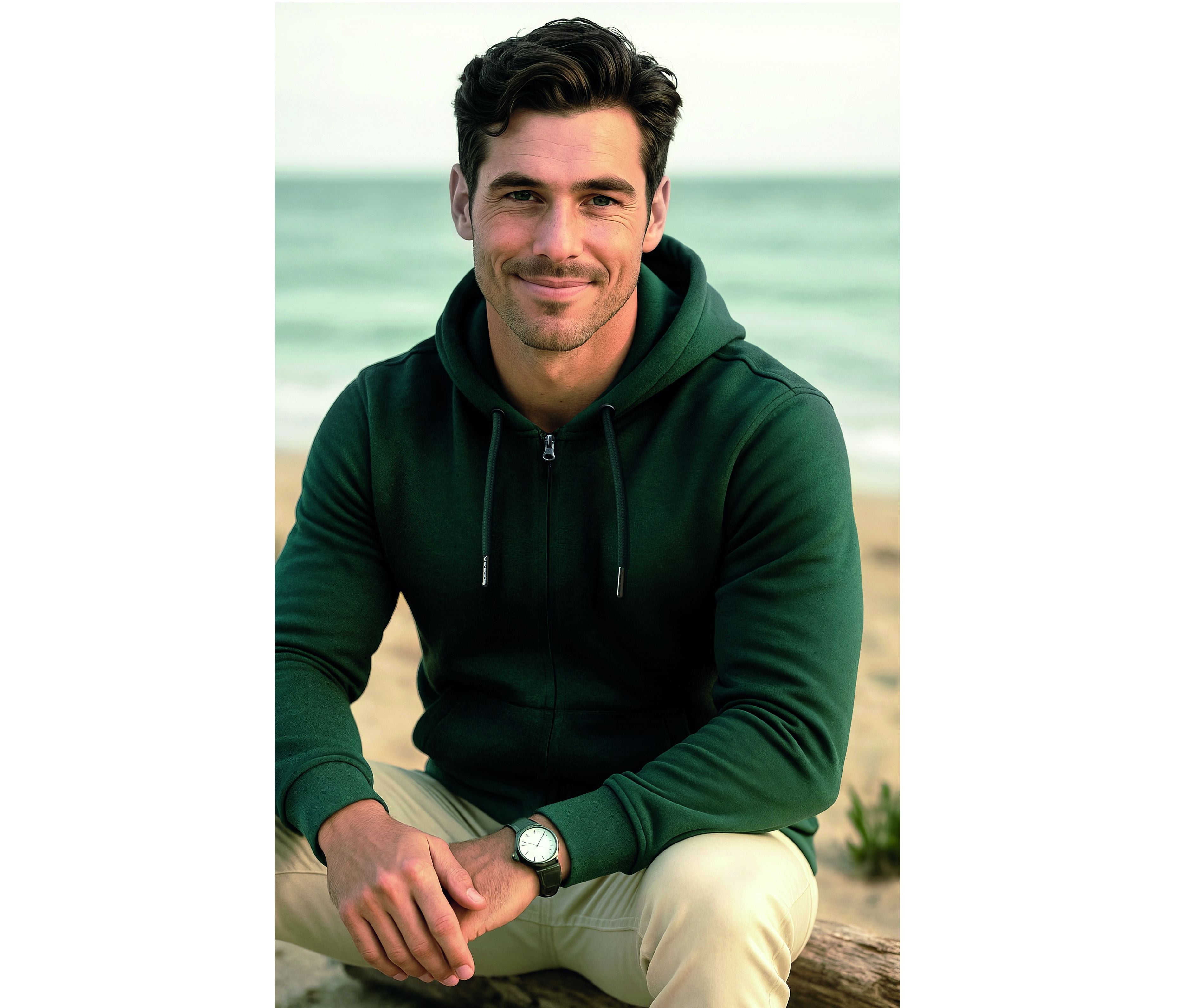 Sweat à capuche zippé