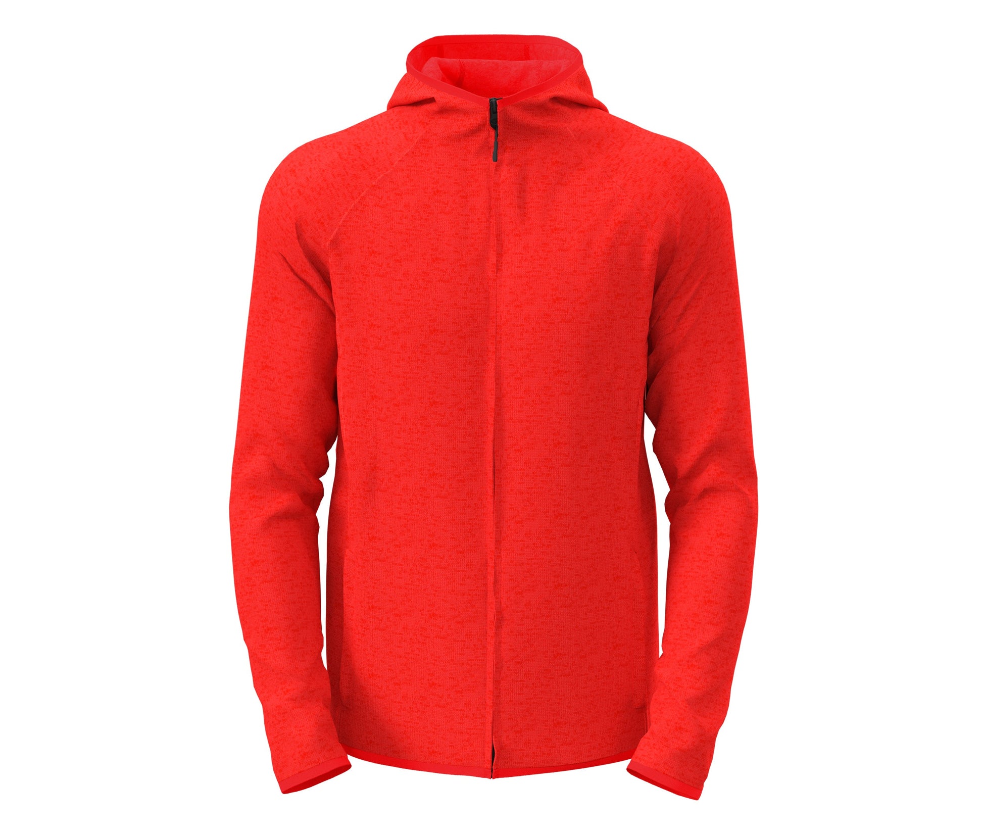 Veste Polaire Capuche Homme - Scarlet Red Heather