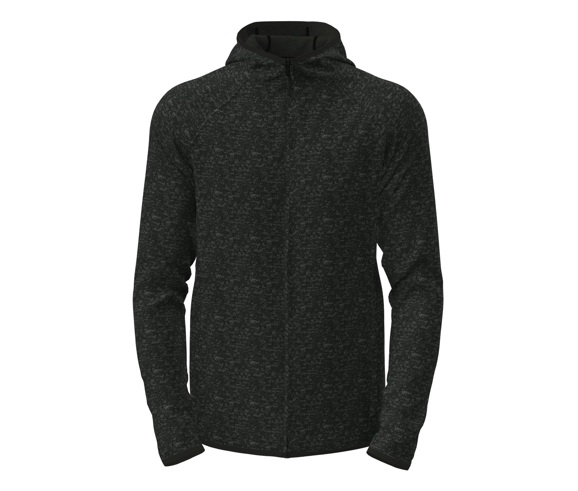 Veste Polaire Capuche Homme - Black Opal Heather