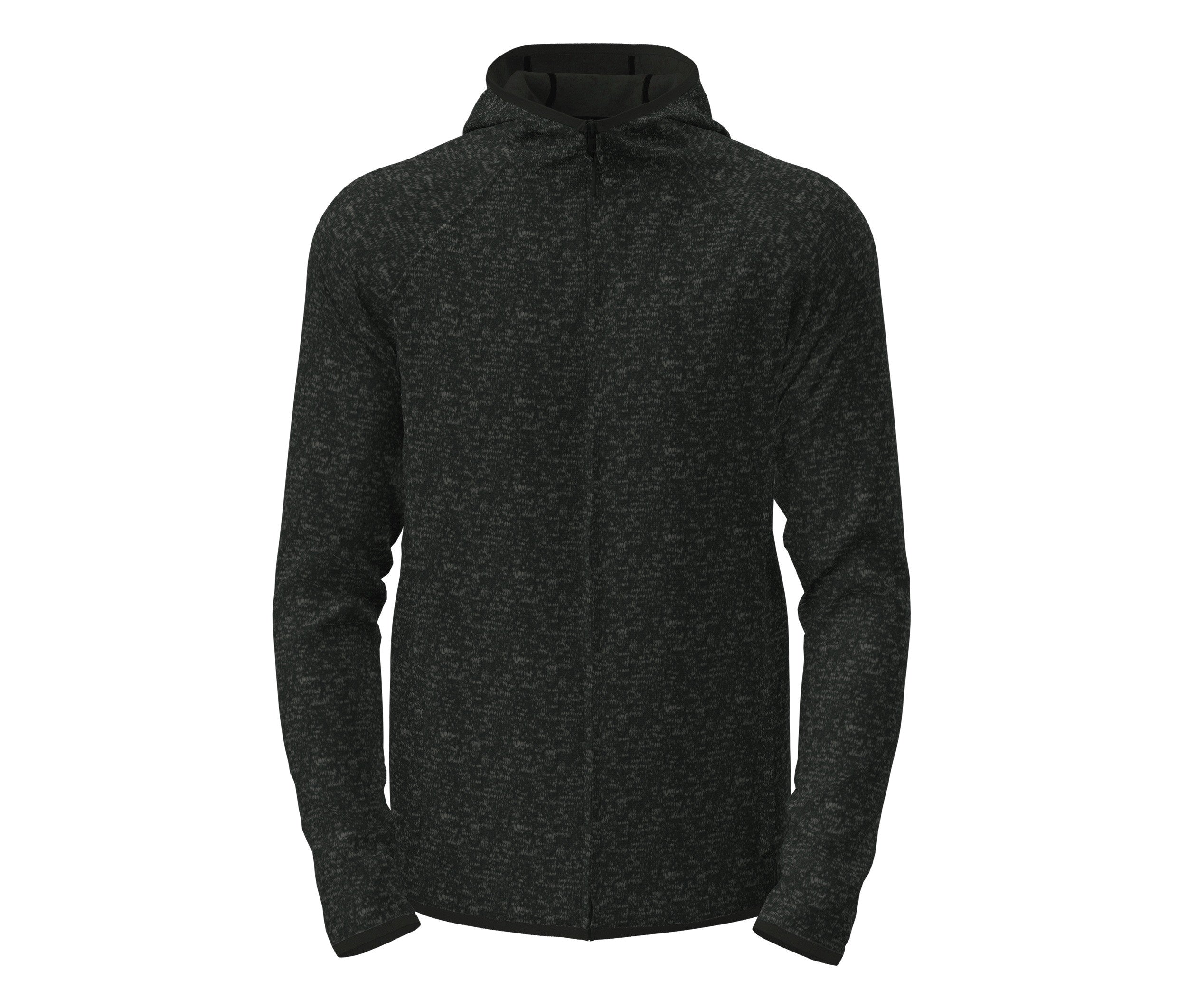 Veste Polaire Capuche Homme - Black Opal Heather