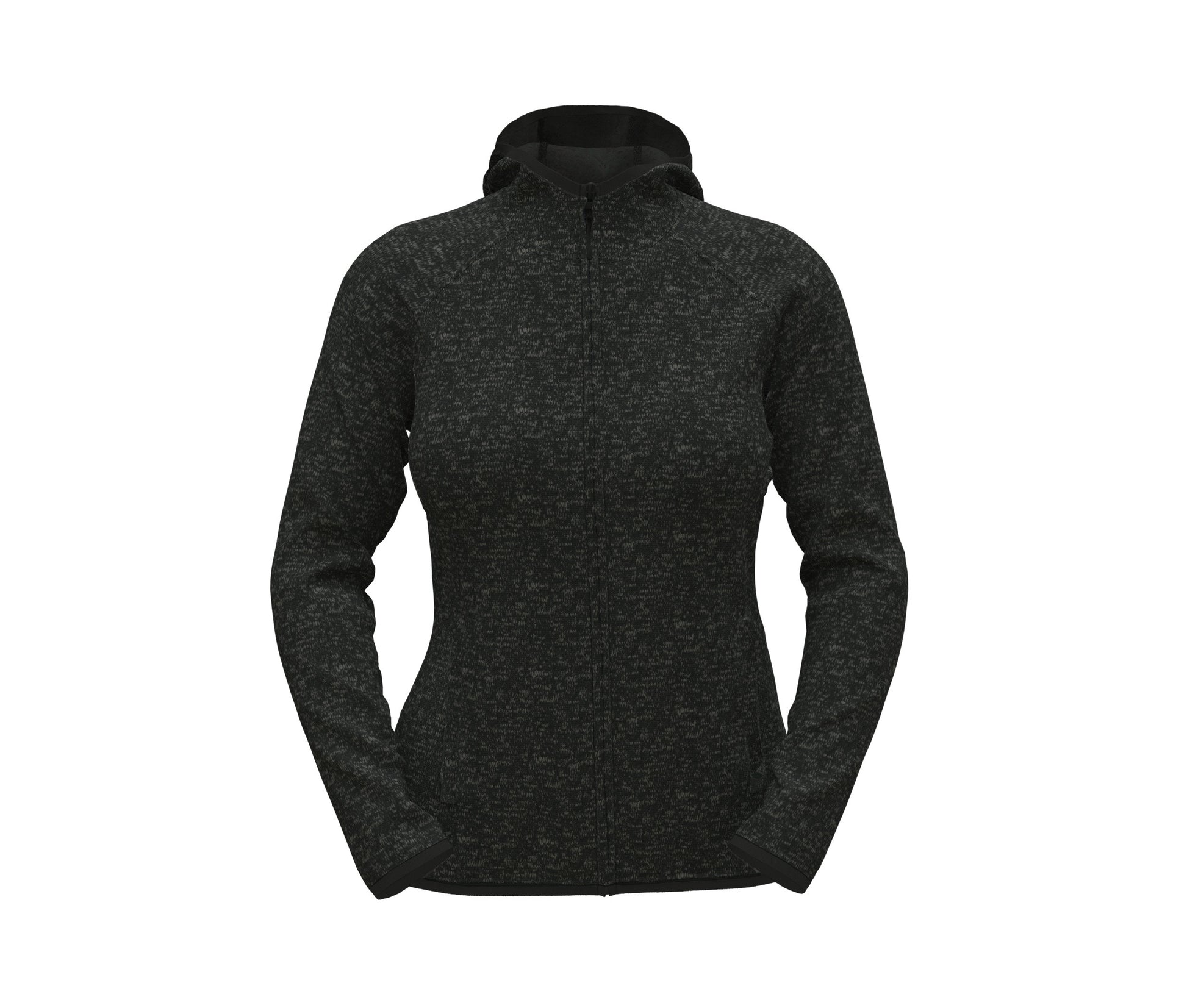Veste Polaire Capuche Homme - Black Opal Heather