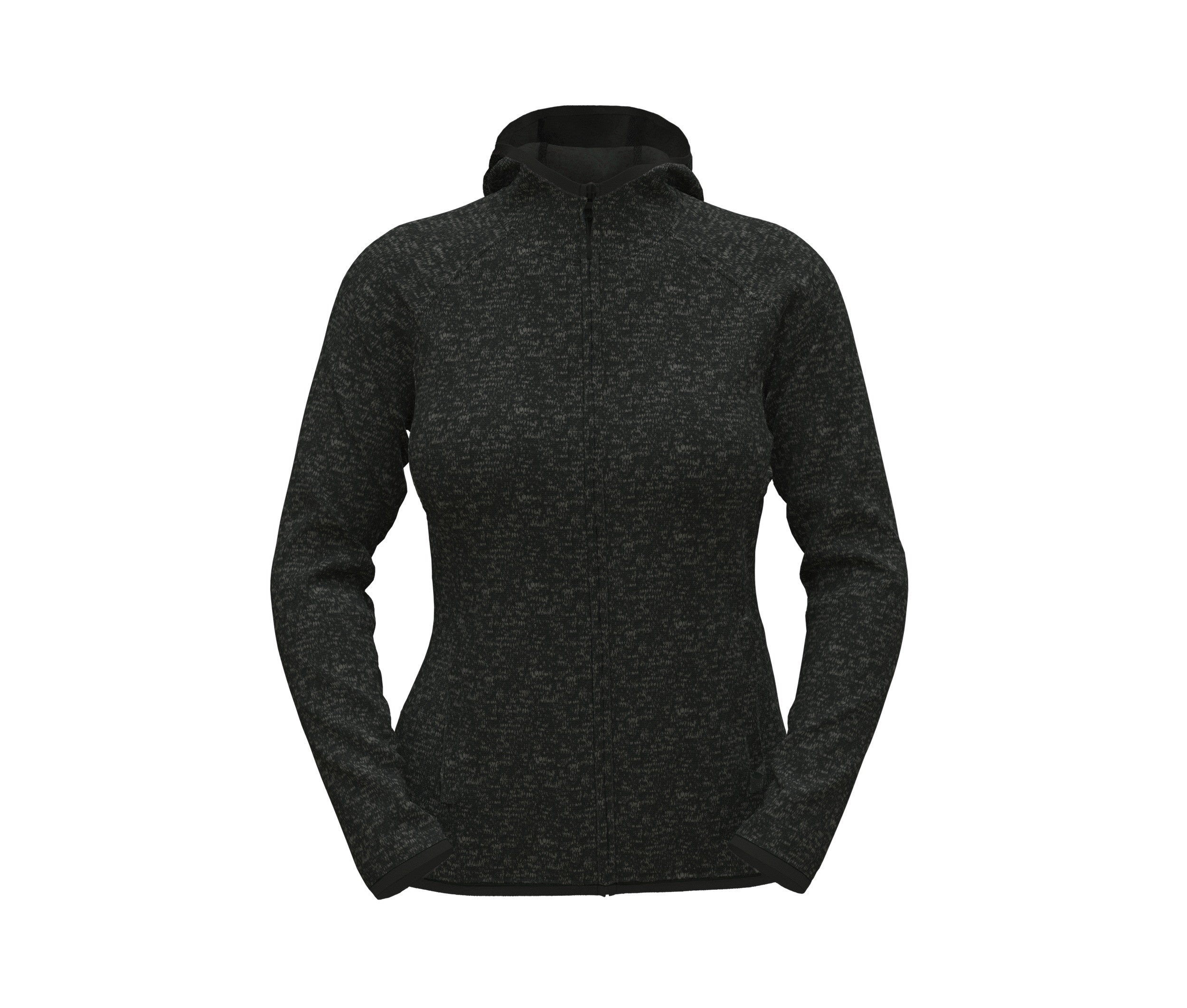 Veste Polaire Capuche Homme - Black Opal Heather