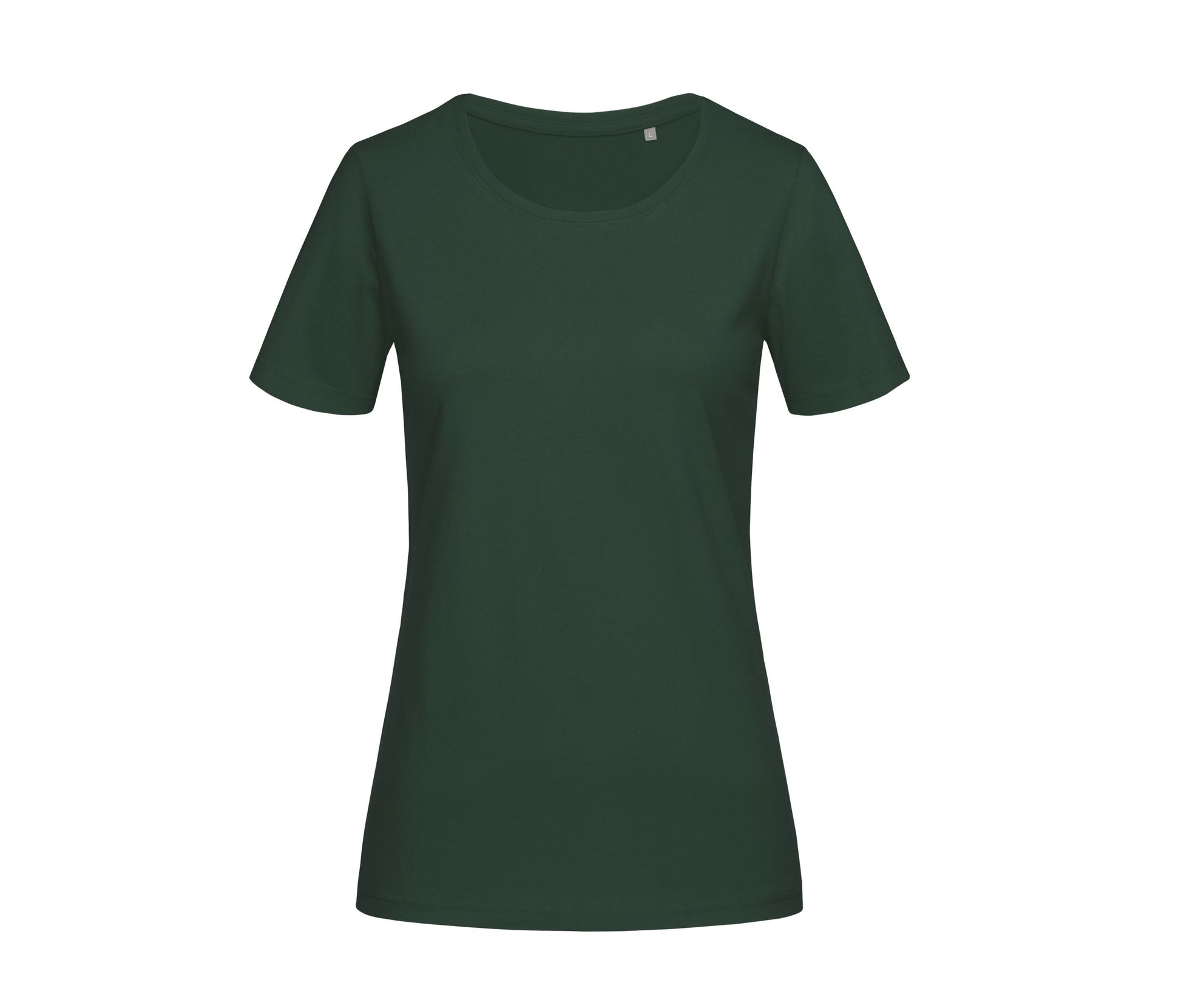 Tee-Shirt Col Rond Femme - Bottle Green