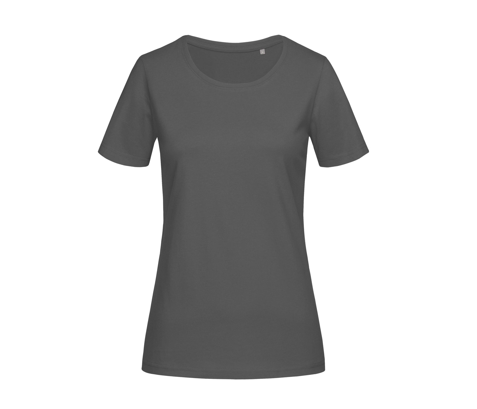 Tee-Shirt Col Rond Femme - Slate Grey