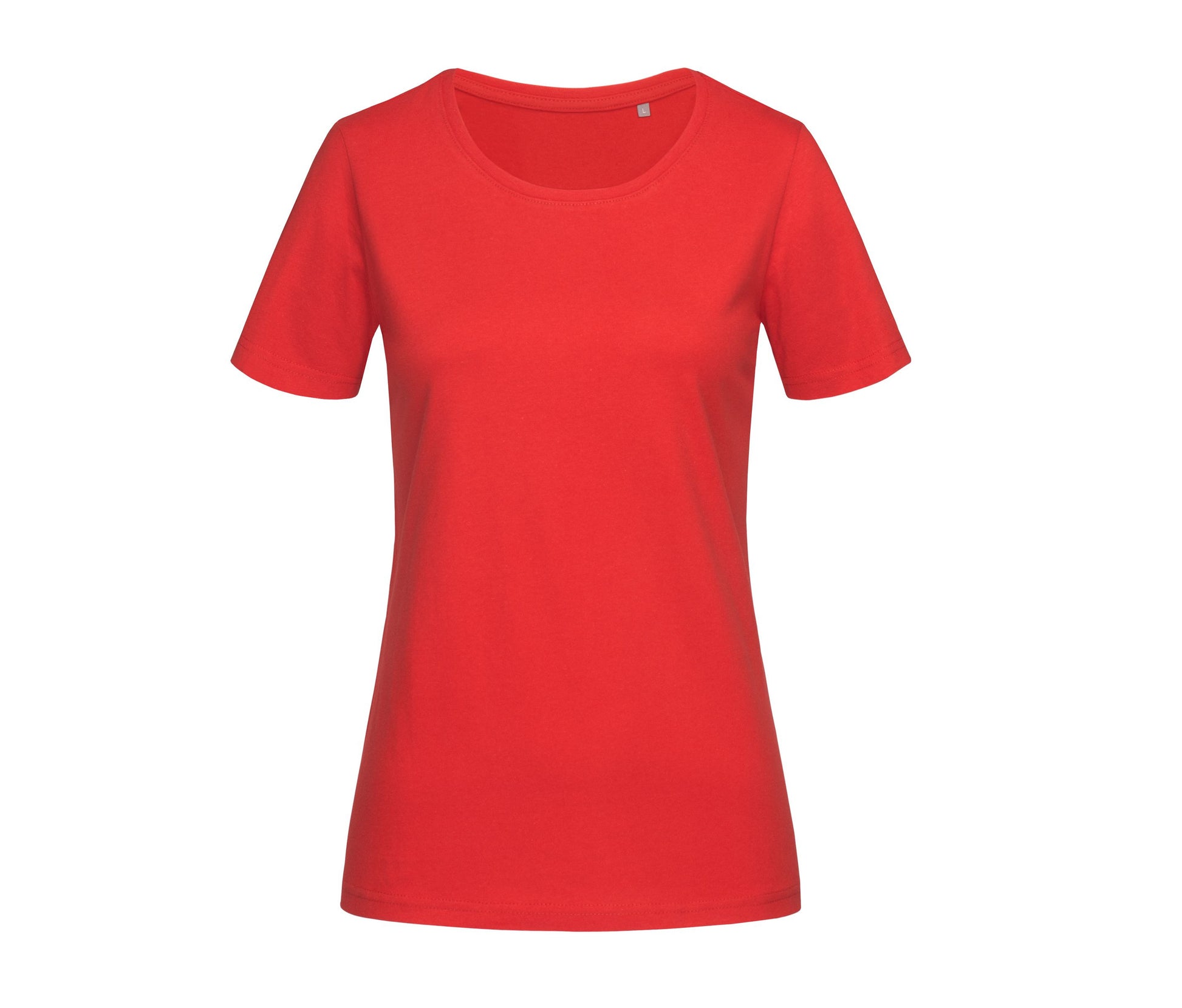 Tee-Shirt Col Rond Femme - Scarlet Red