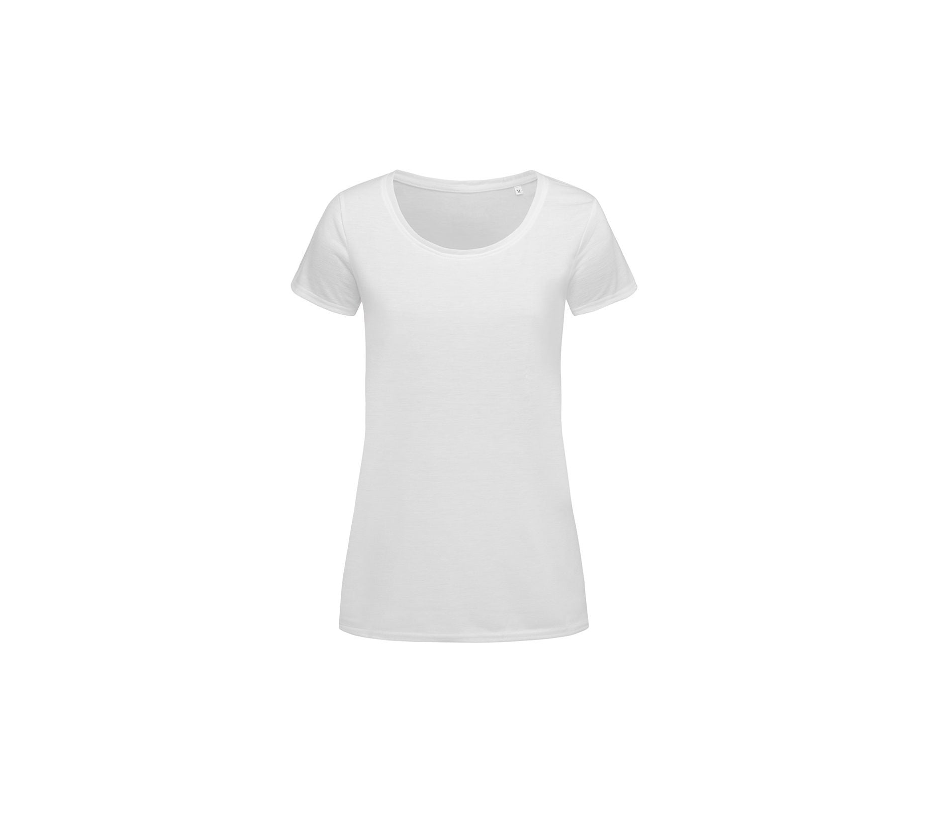 Tee-Shirt de Sport Femme Toucher Coton - White