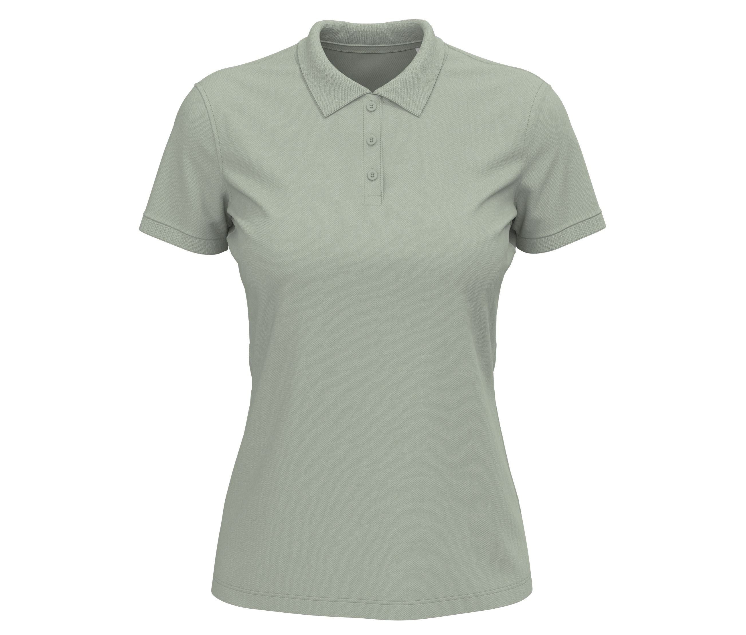 Polo Femme - Soft Grey