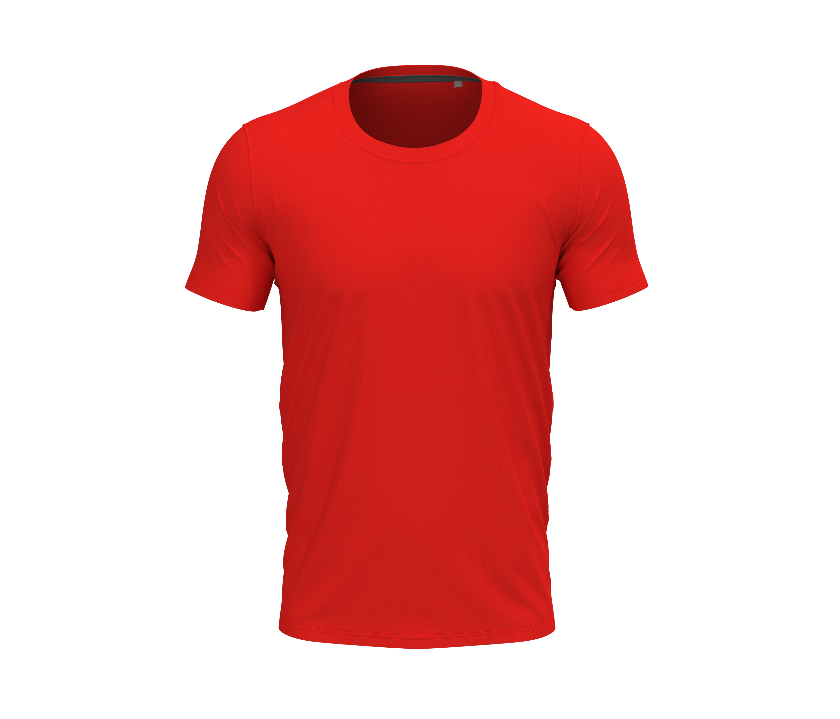 Tee-Shirt Homme Col Rond - Scarlet Red
