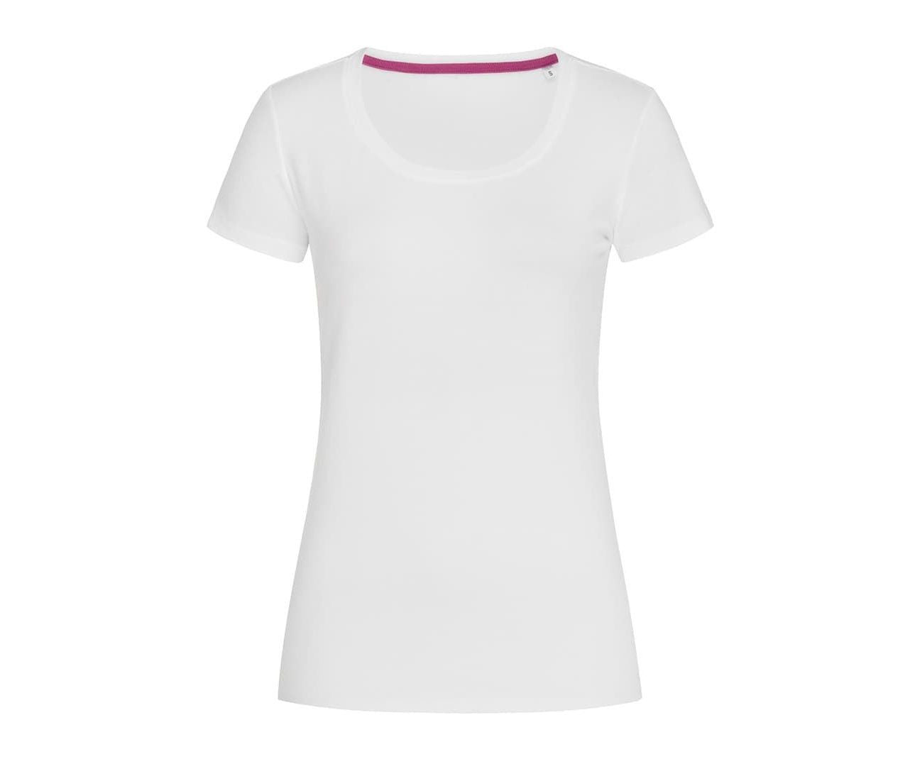 Tee-Shirt Femme Col Rond - White