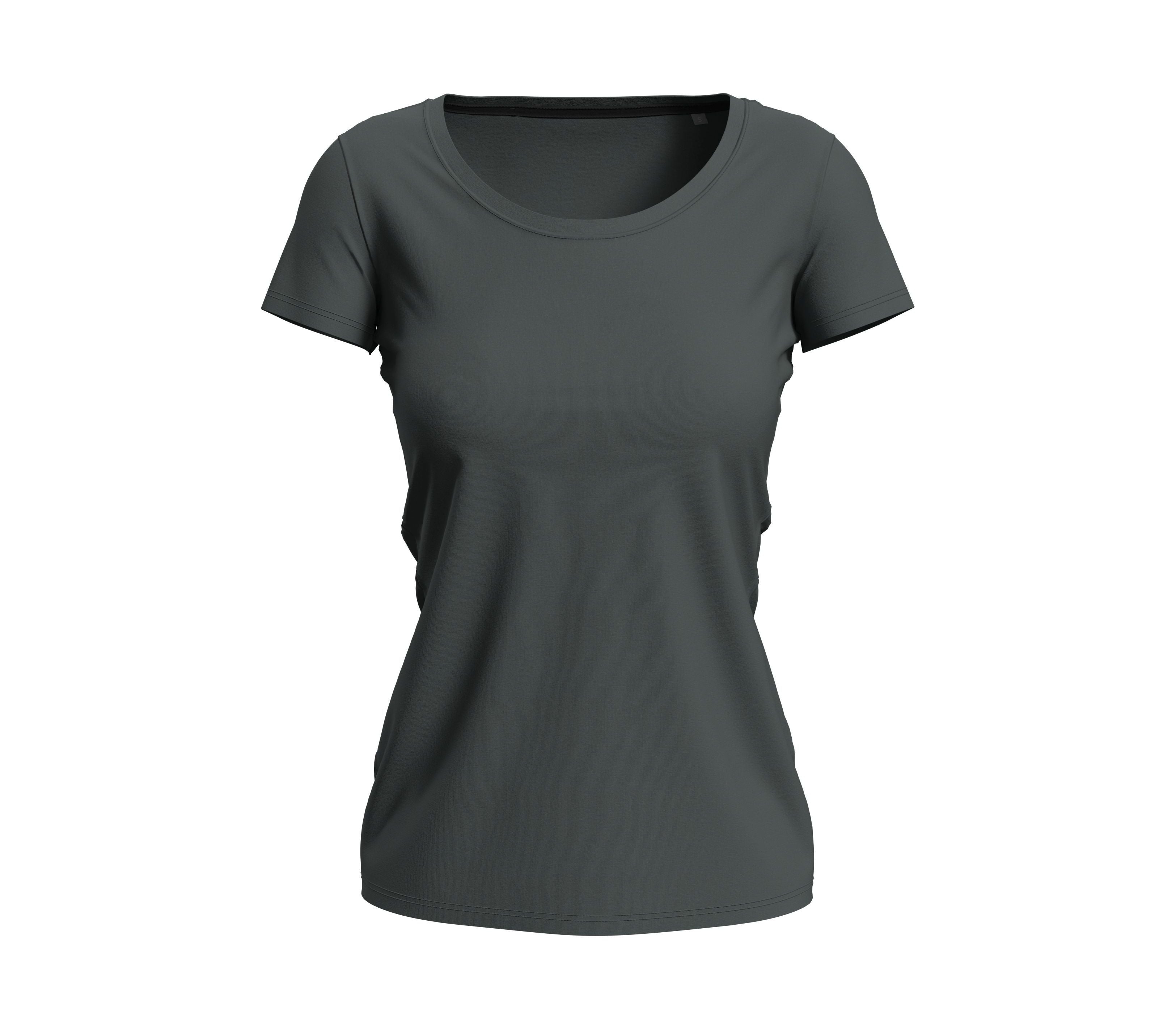 Tee-Shirt Femme Col Rond - Slate Grey
