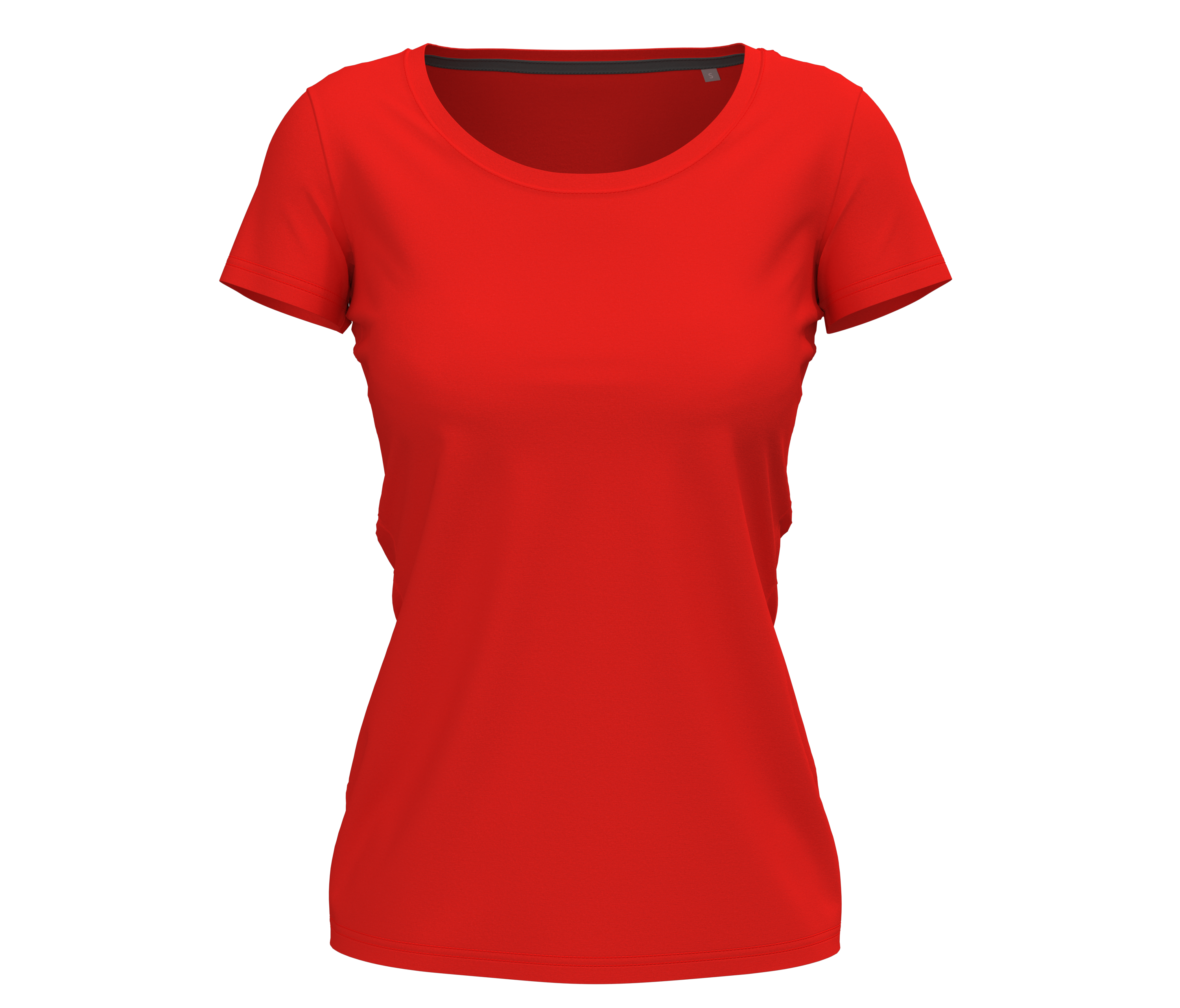 Tee-Shirt Femme Col Rond - Scarlet Red
