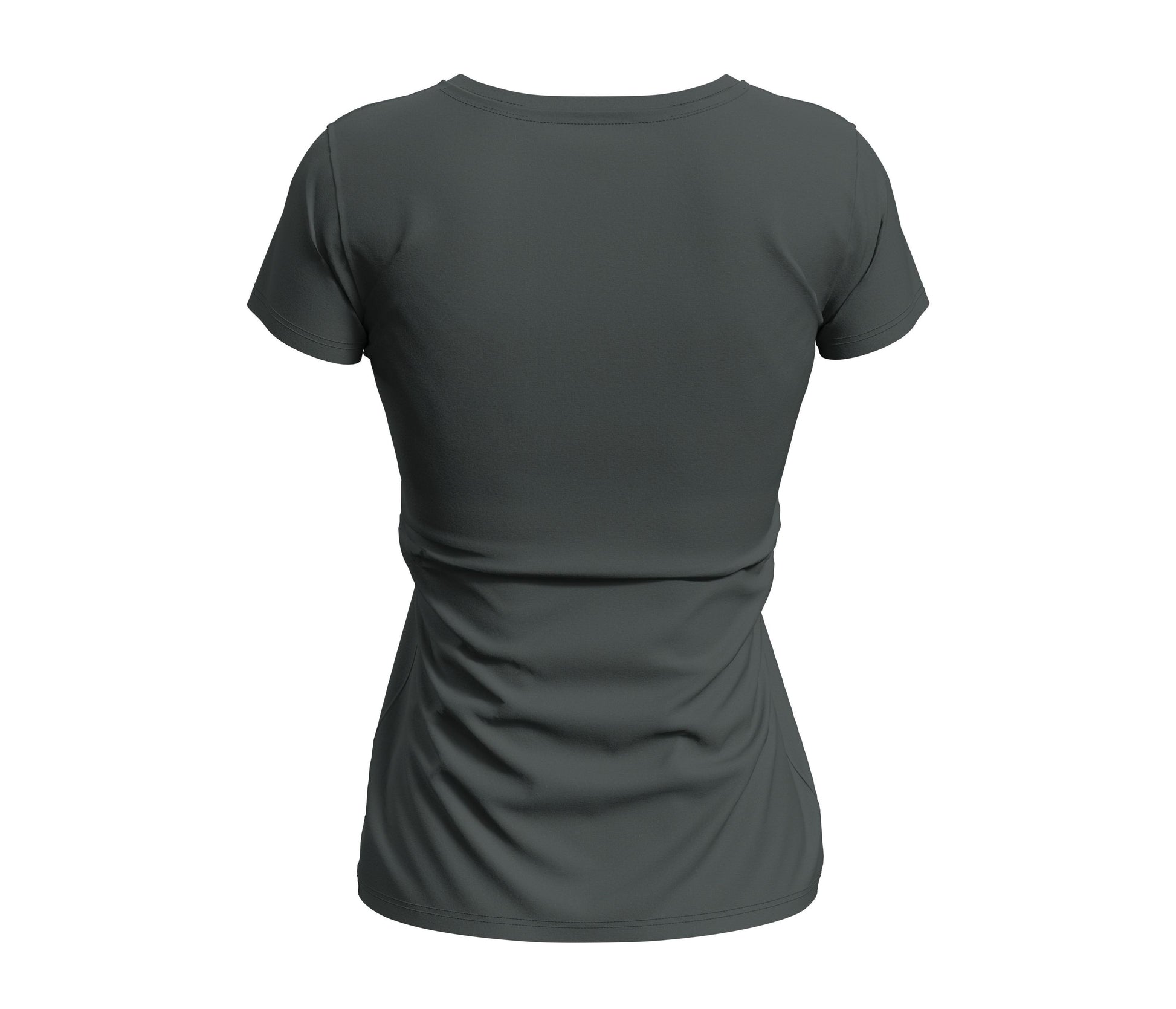 Tee-Shirt Femme Col V - Slate Grey