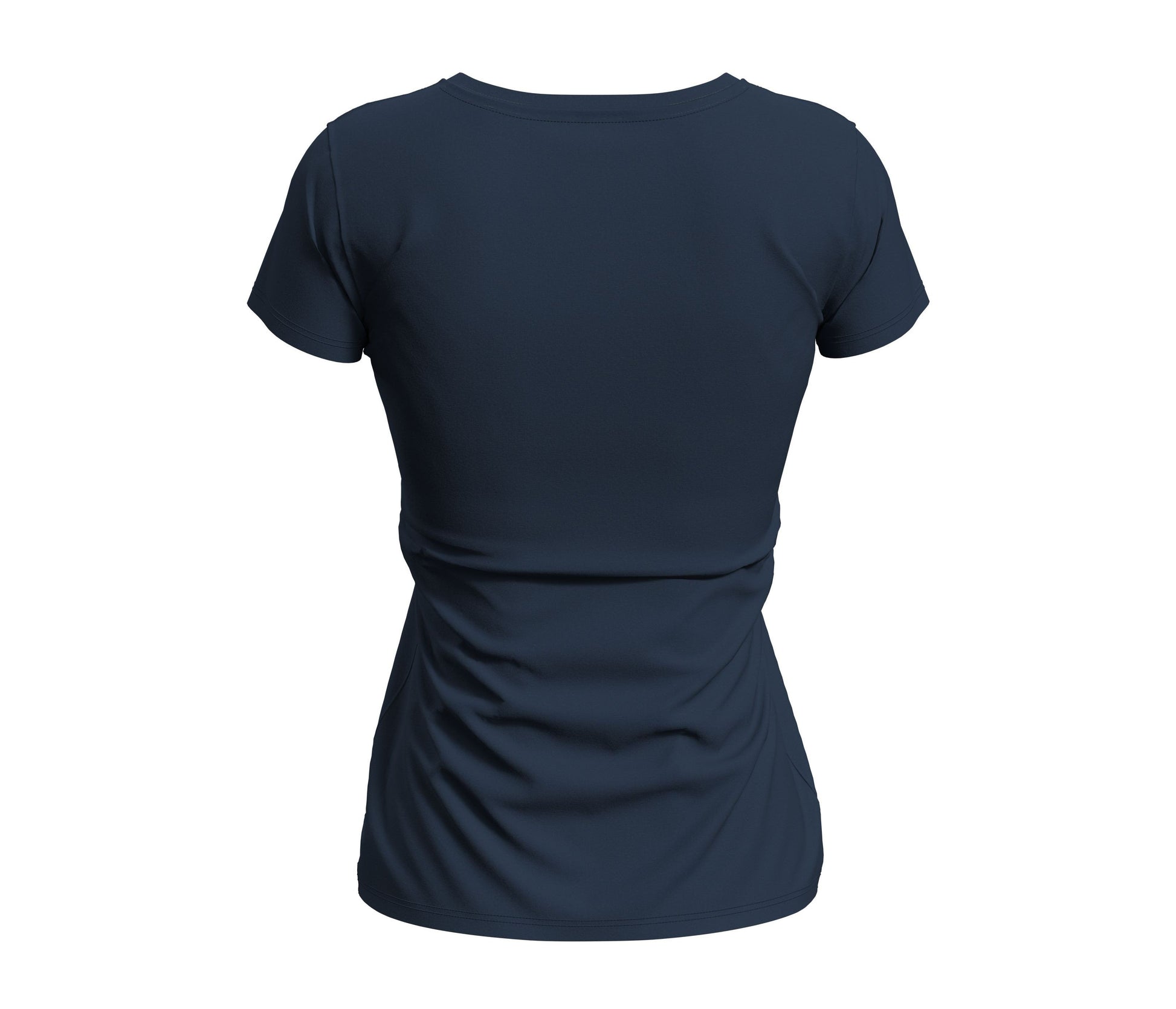 Tee-Shirt Femme Col V - Blue Midnight