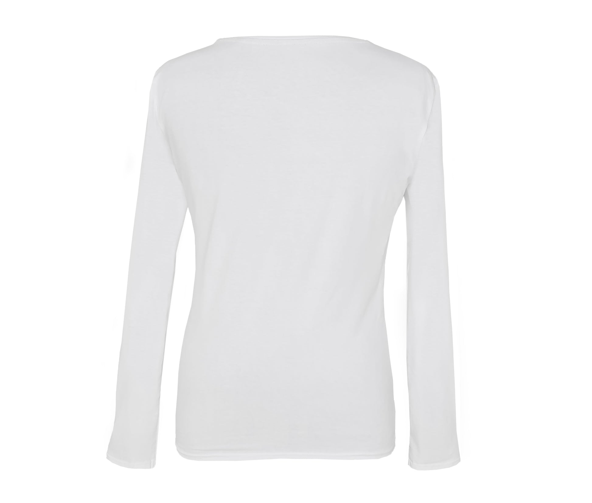 Tee-Shirt Manches Longues Femme - White