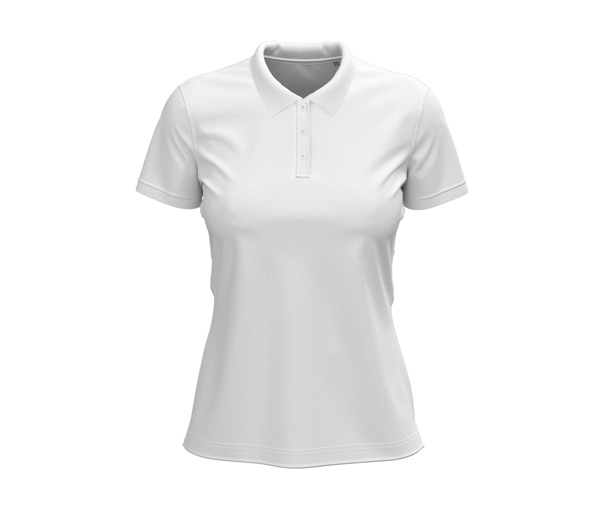 Polo Manches Courtes Femme - White
