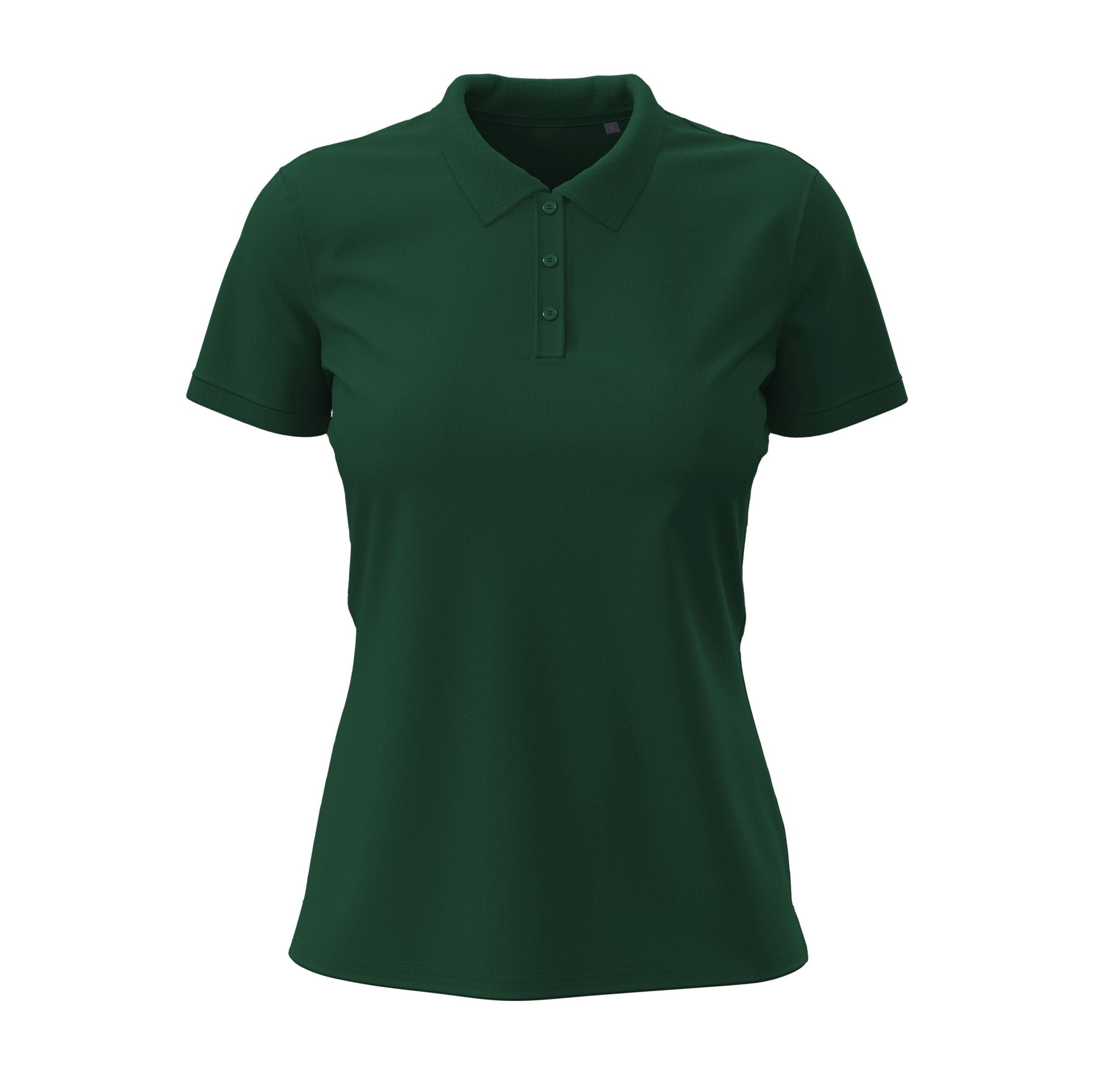 Polo Manches Courtes Femme - Bottle Green