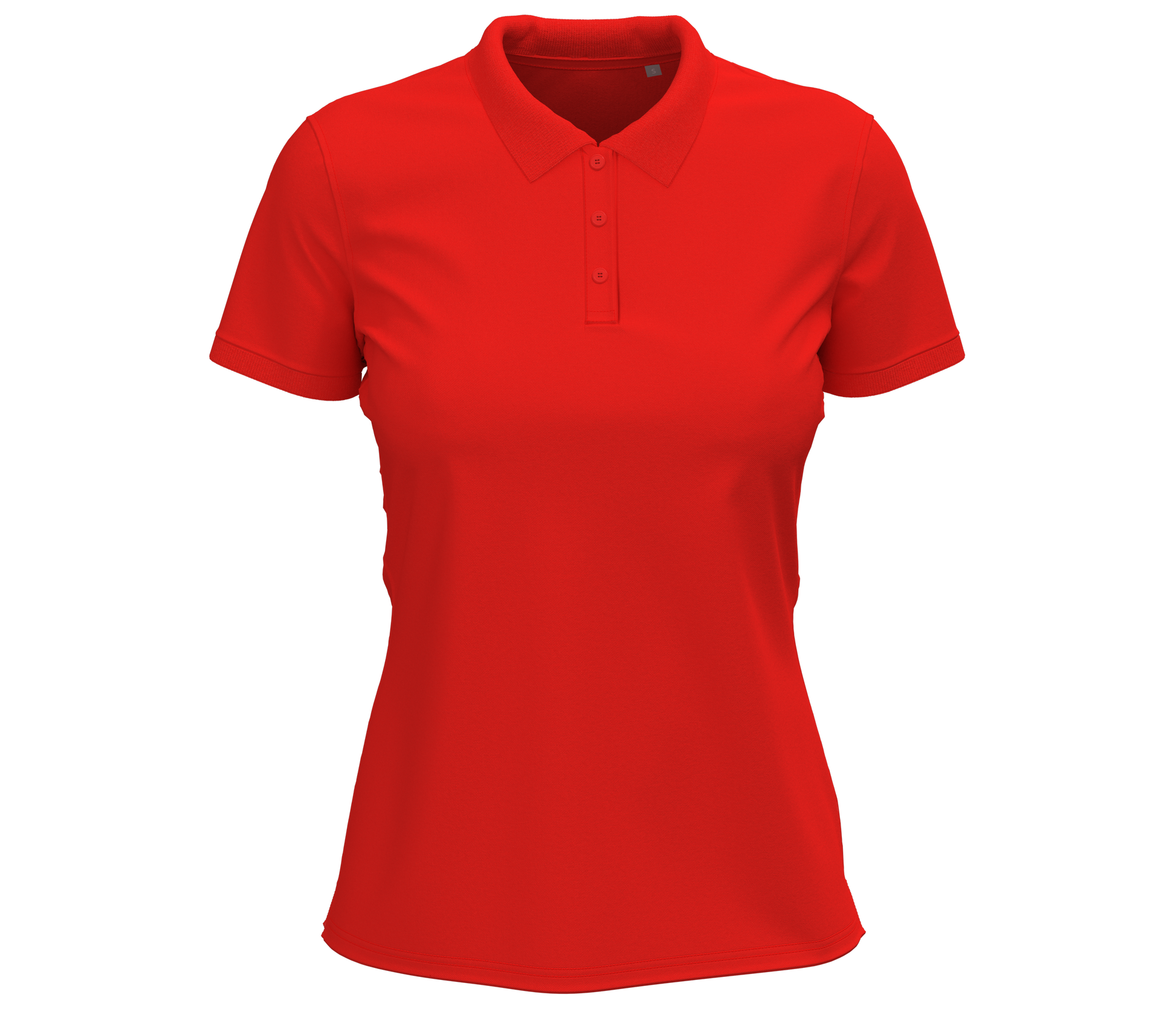 Polo Manches Courtes Femme - Scarlet Red