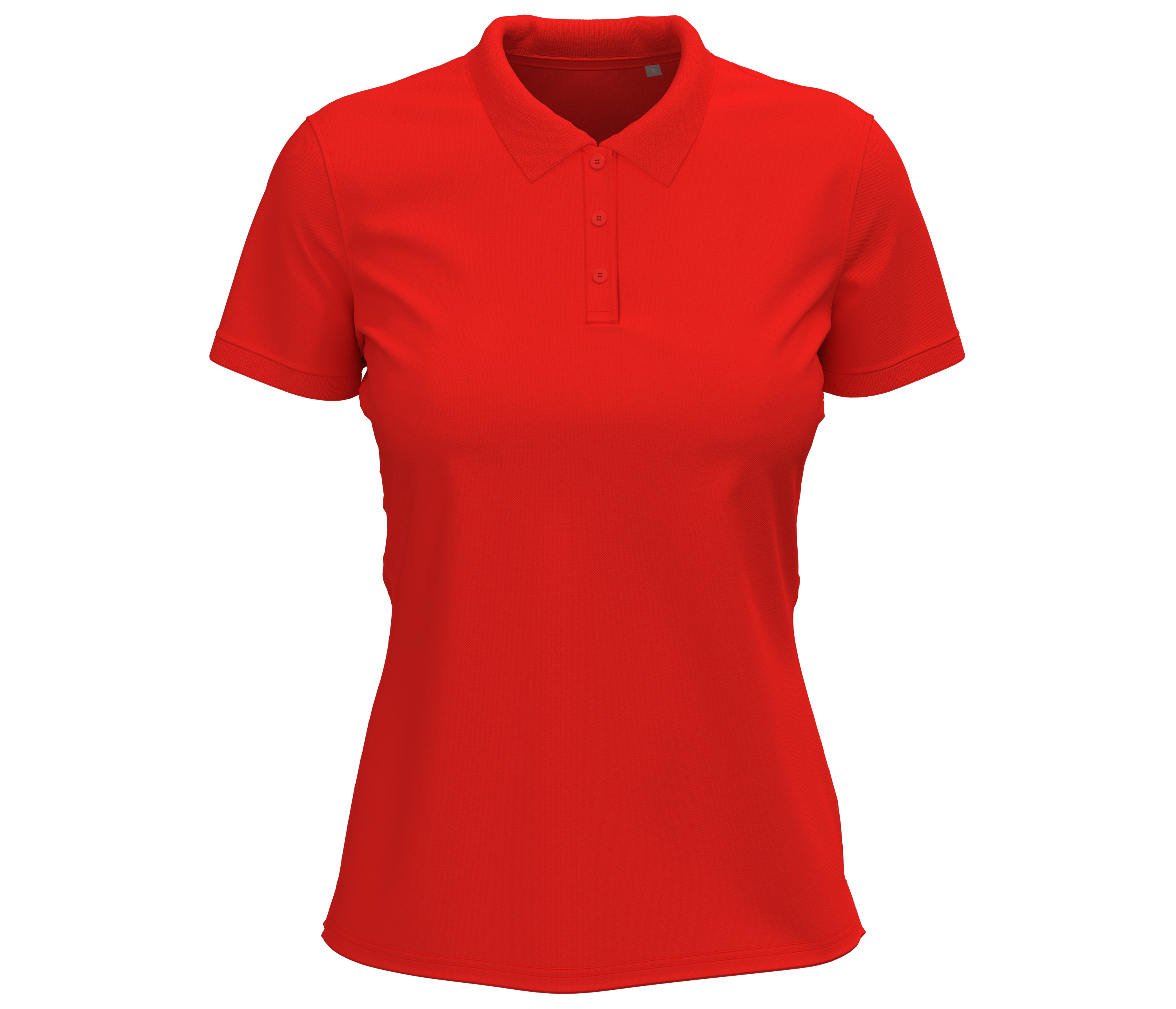 Polo Manches Courtes Femme - Scarlet Red