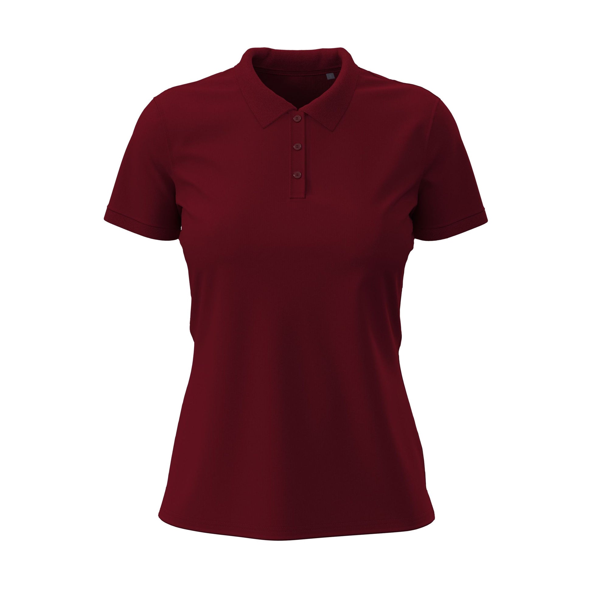 Polo Manches Courtes Femme - Bordeaux