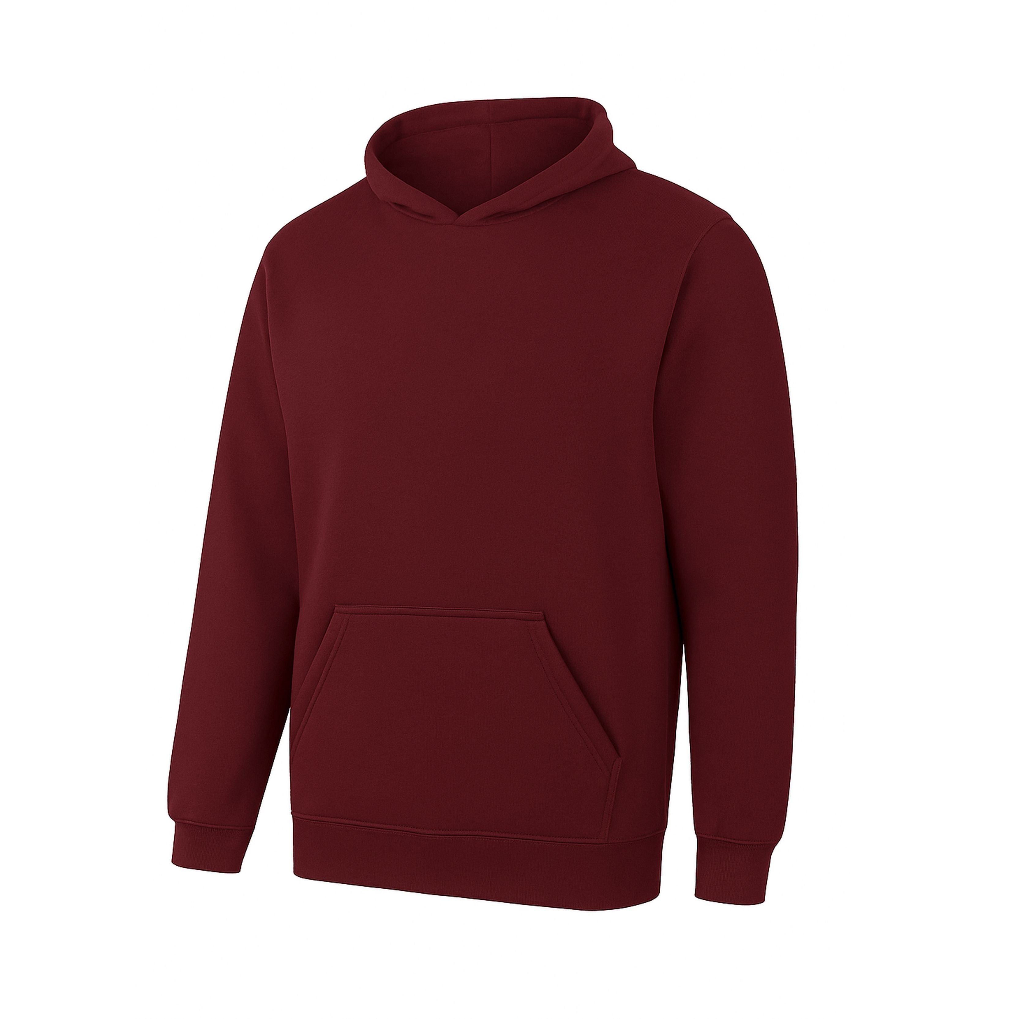 Sweat à Capuche Organique - Bordeaux