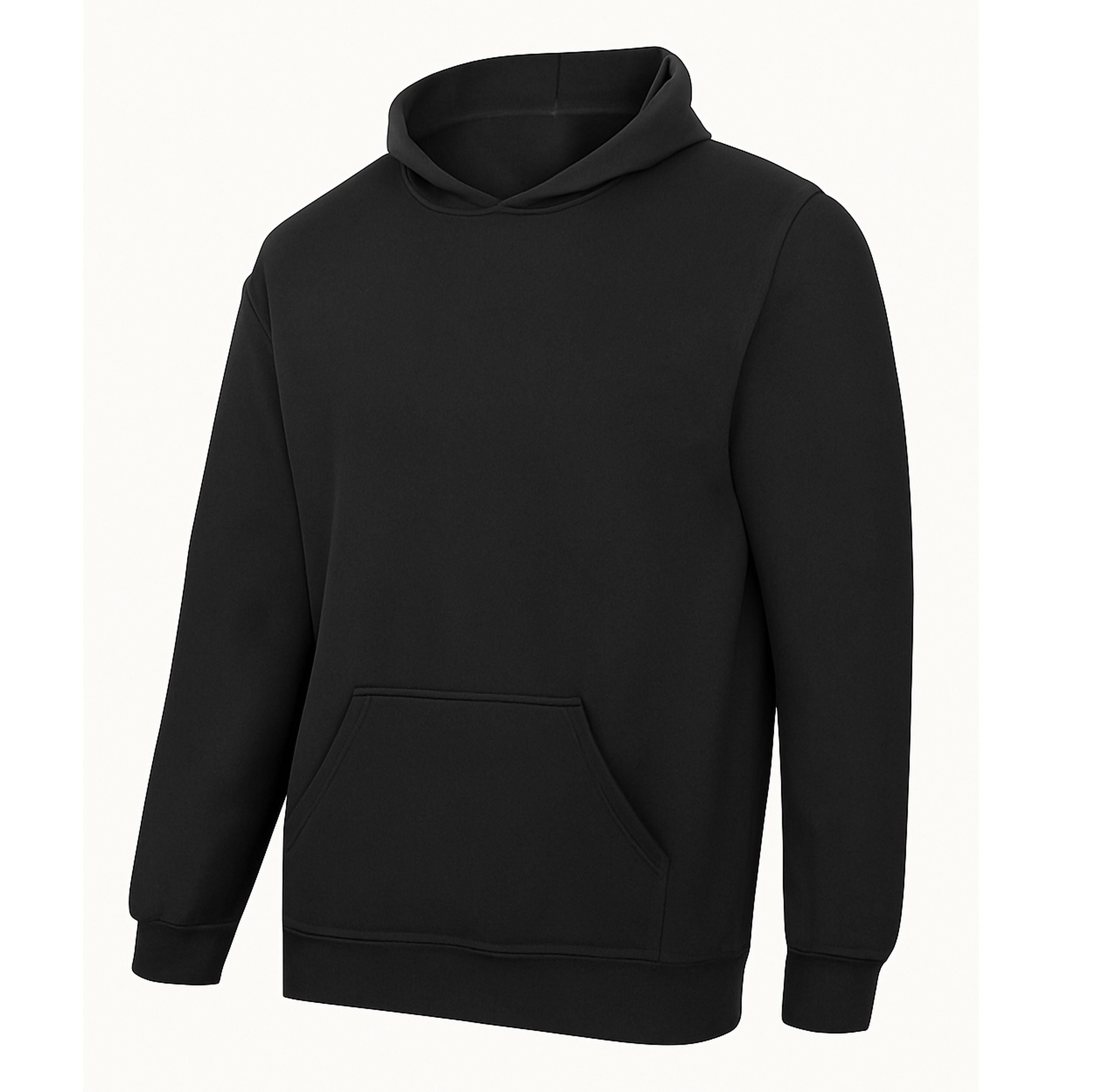 Sweat à Capuche Organique - Deep Black
