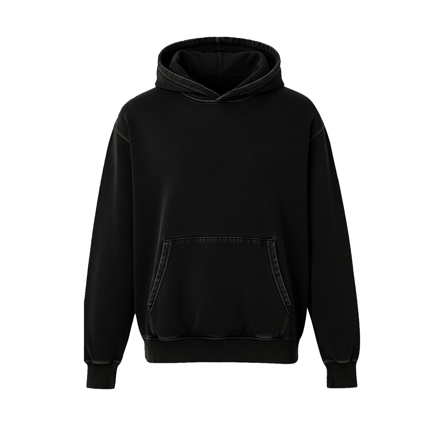 Sweat à Capuche Organique - Vintage Black
