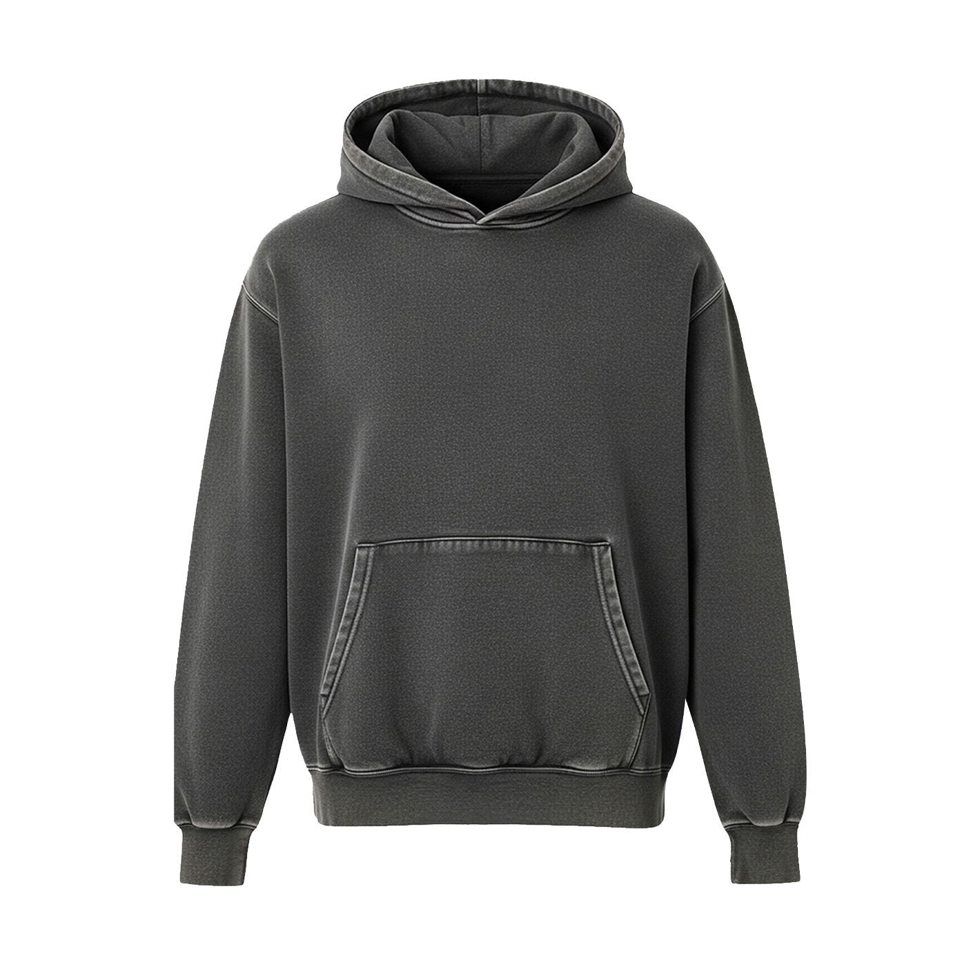 Sweat à Capuche Organique - Vintage Grey