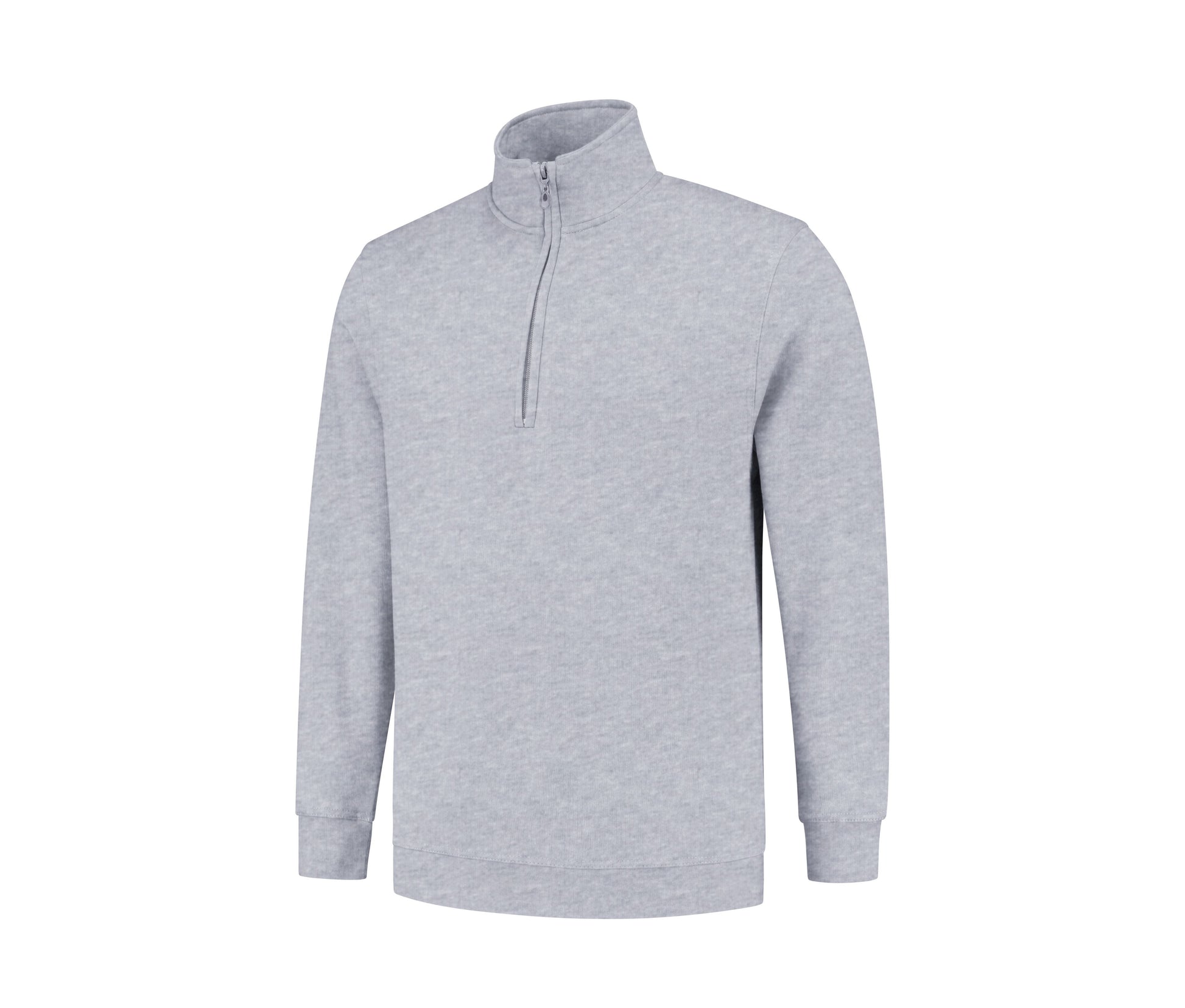 Sweat Col Zippé - Sport Grey