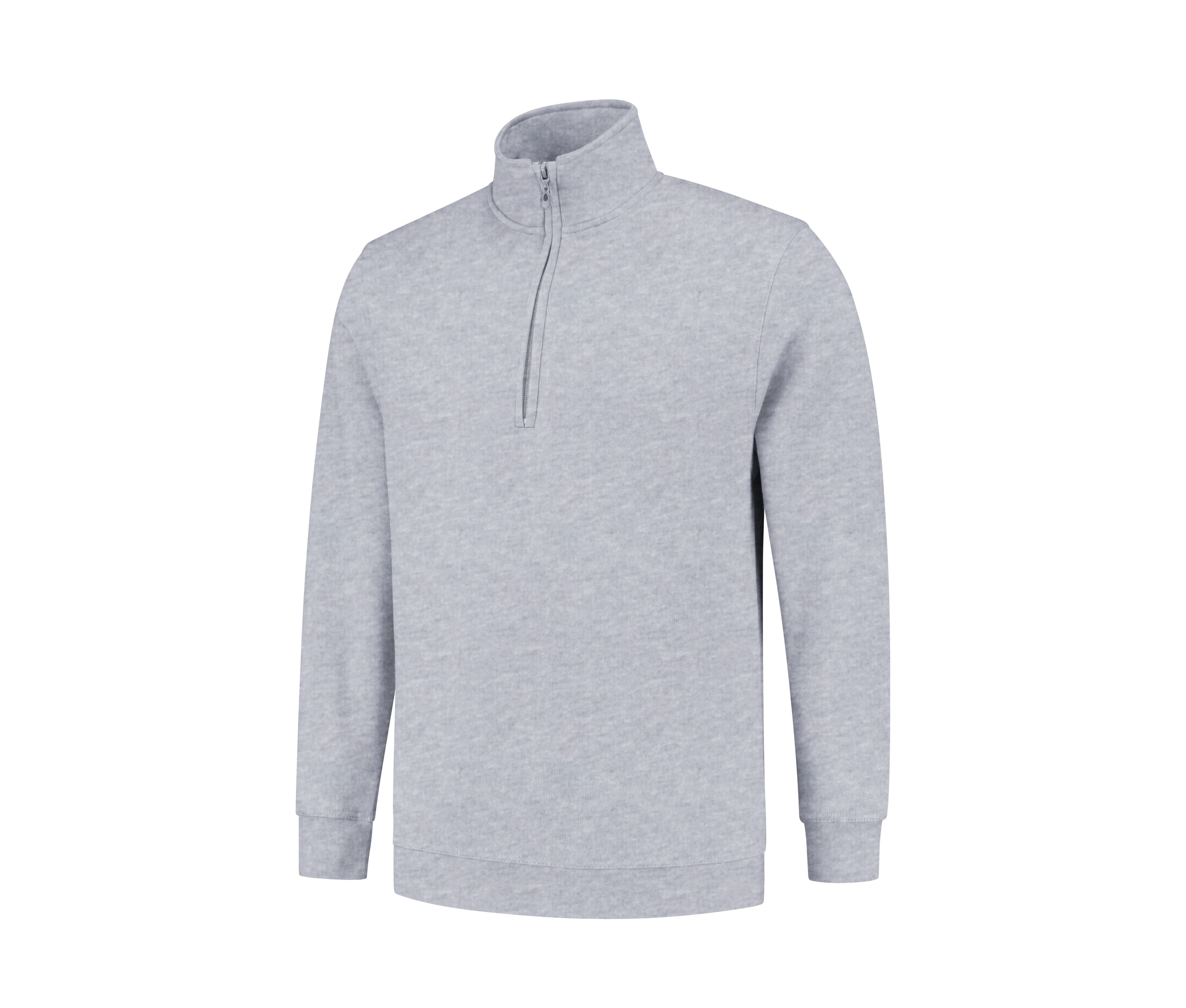 Sweat Col Zippé - Sport Grey