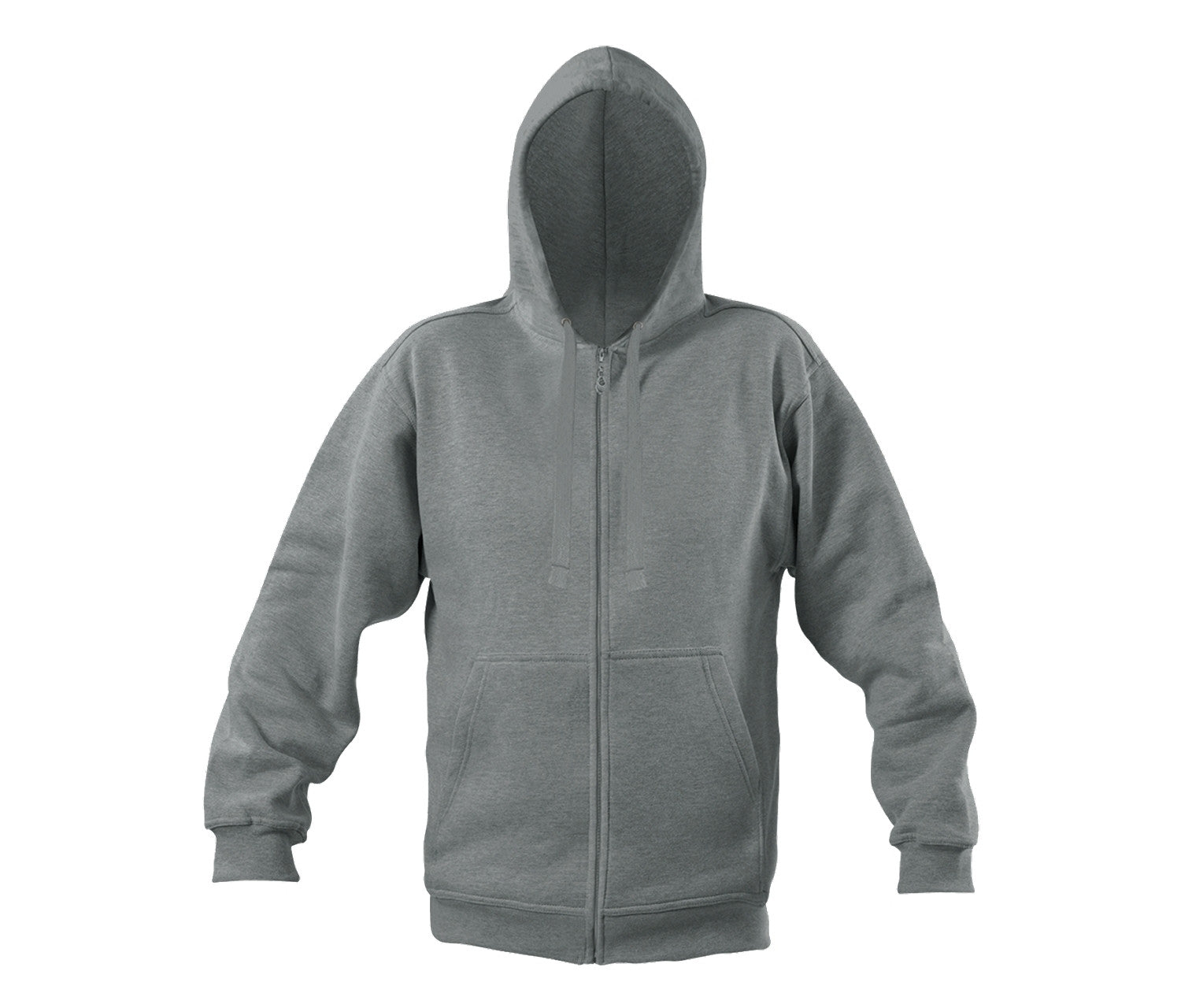 Sweat Capuche Grand Zip 300 - Sport Grey