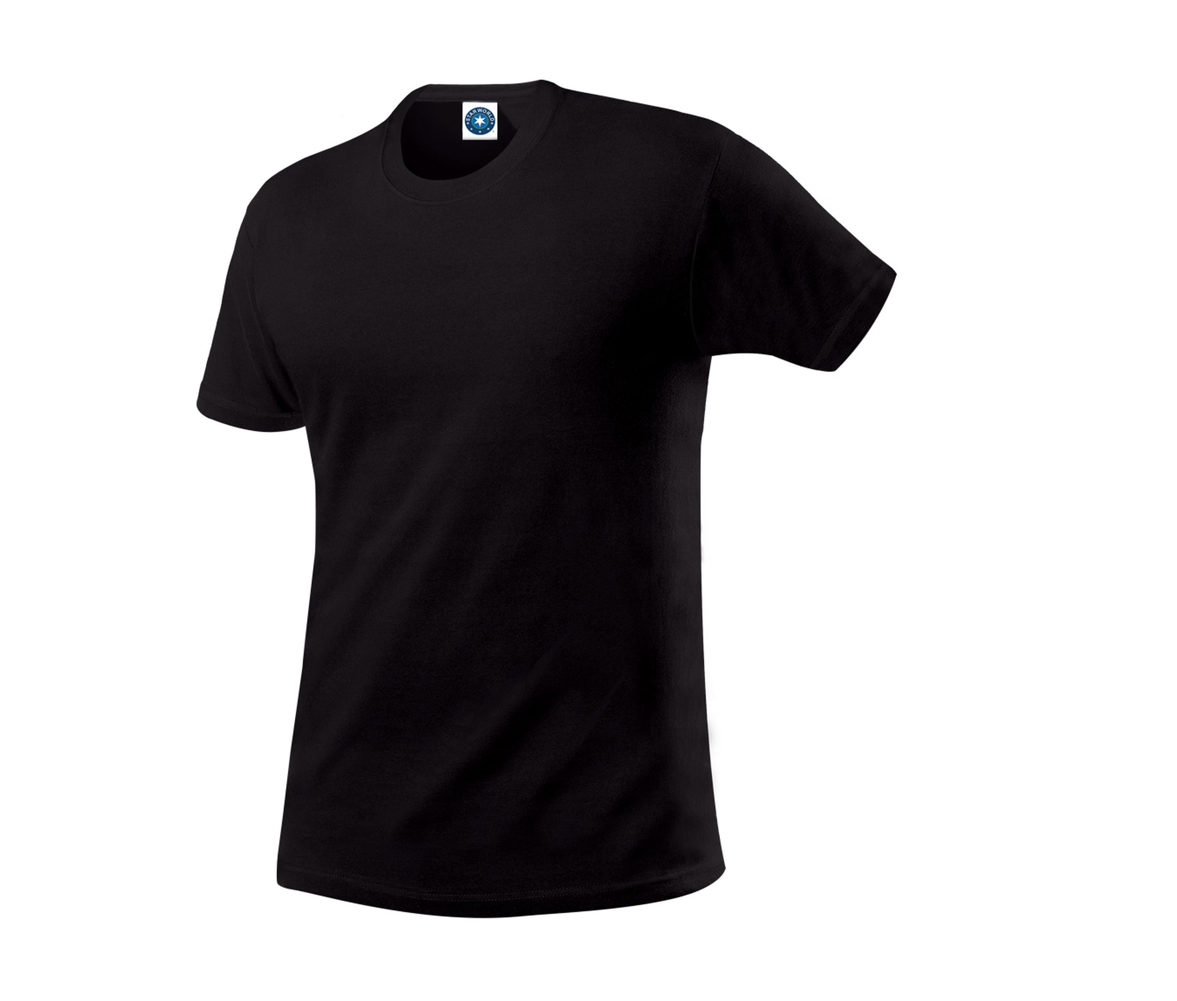 Tee-Shirt Col Rond 180 - Black
