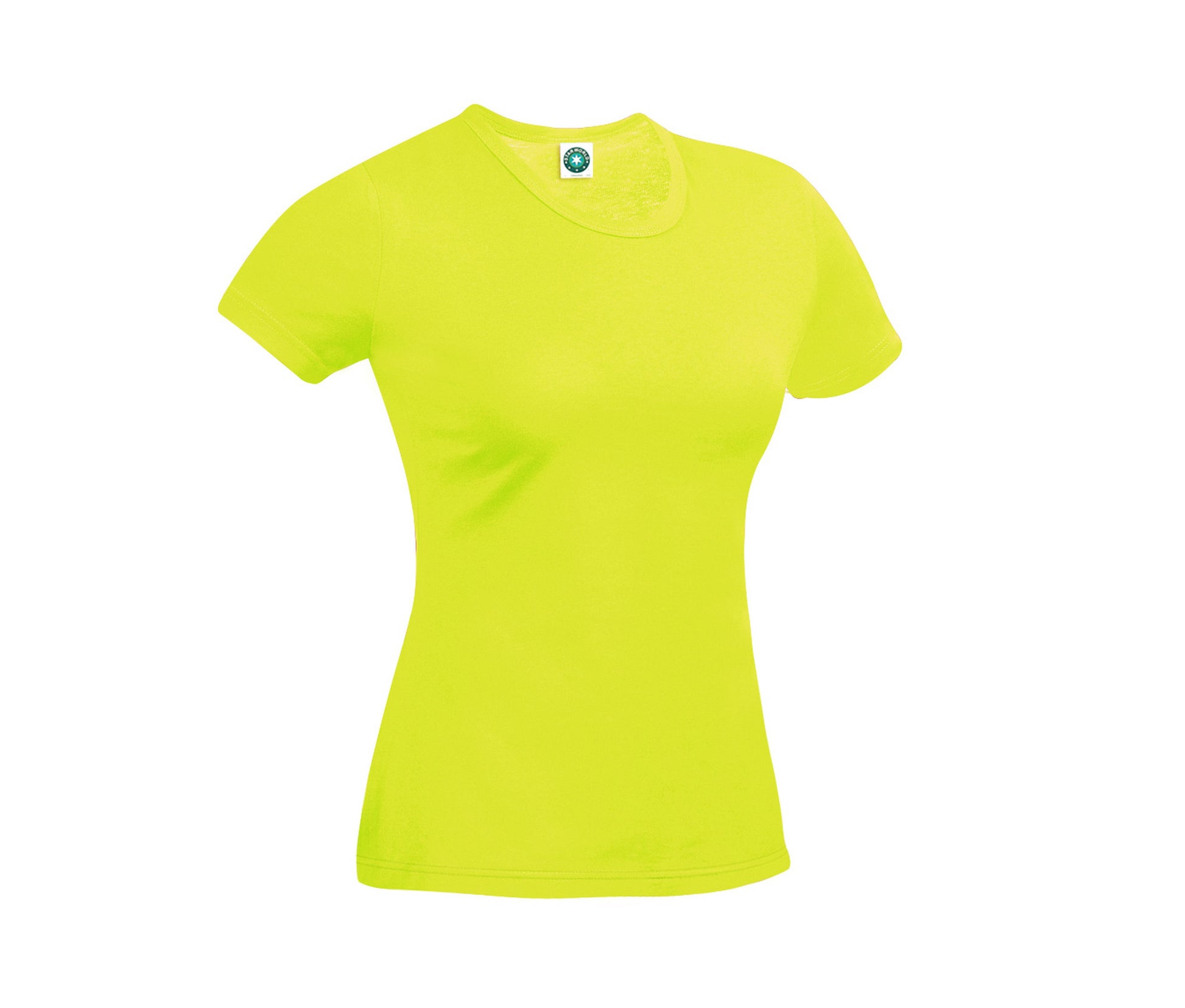 Tee-Shirt Respirant Femme - Fluorescent Yellow