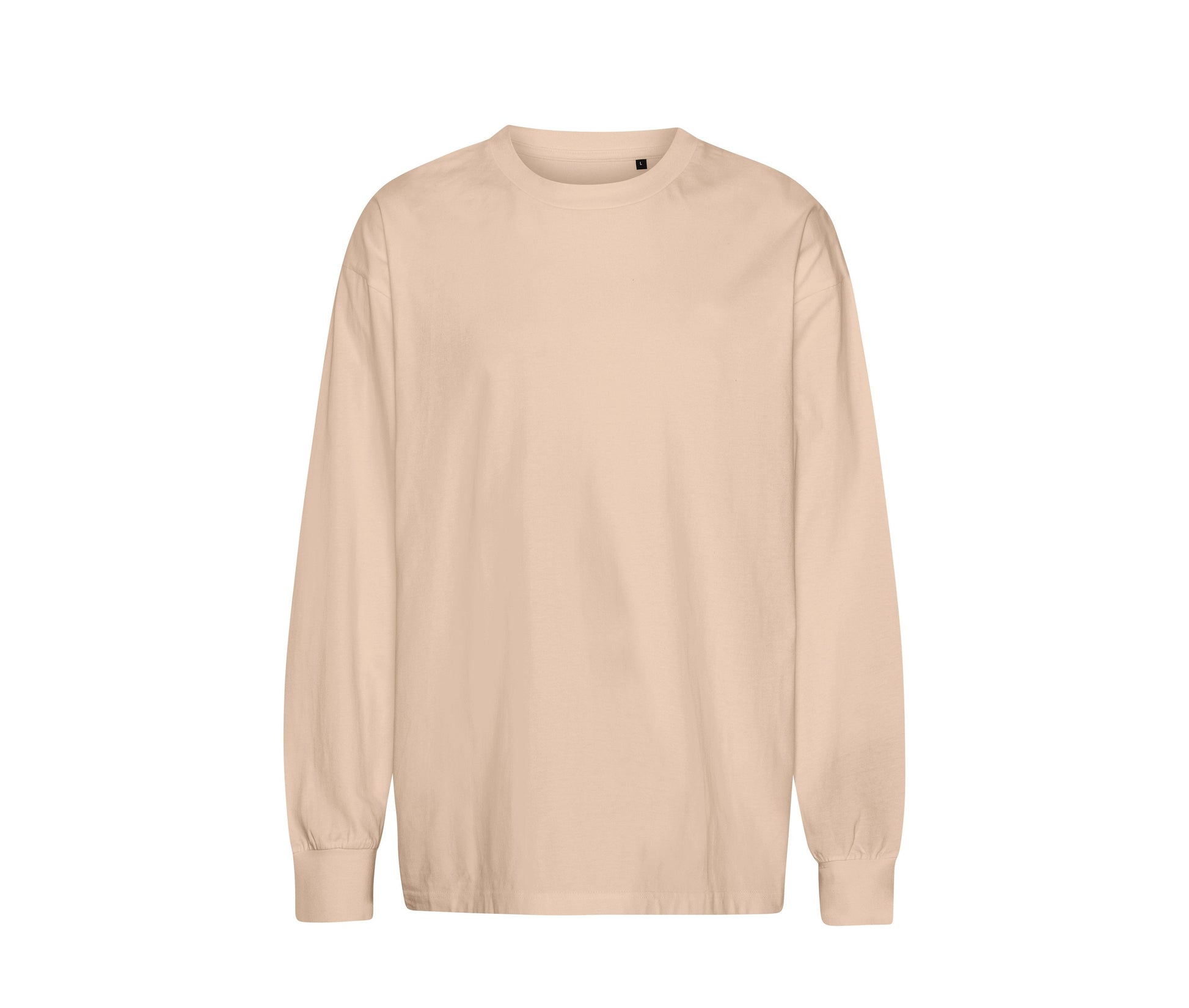 Tiger Cotton Oversized Ls T-Shirt - Sand