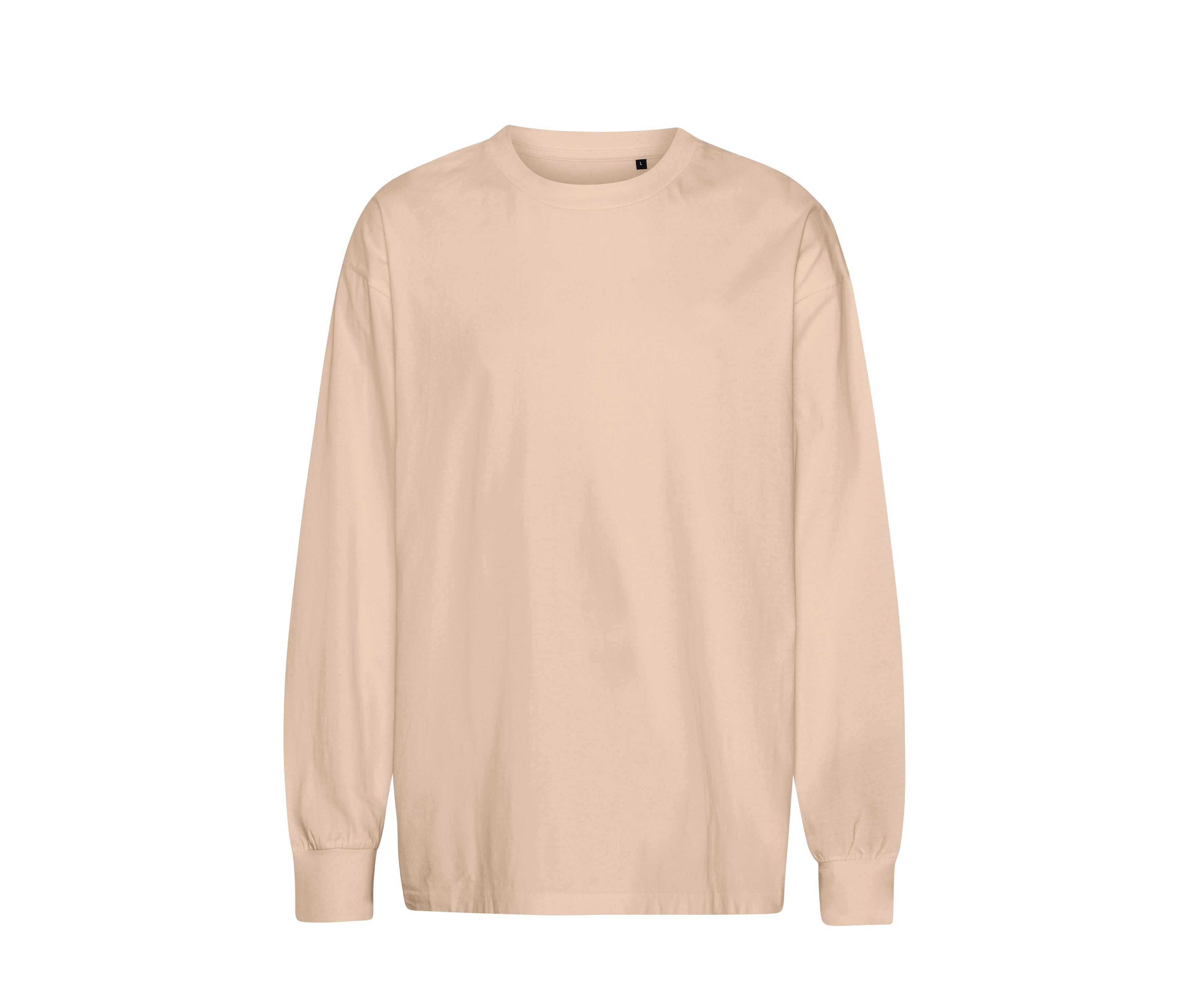 Tiger Cotton Oversized Ls T-Shirt - Sand