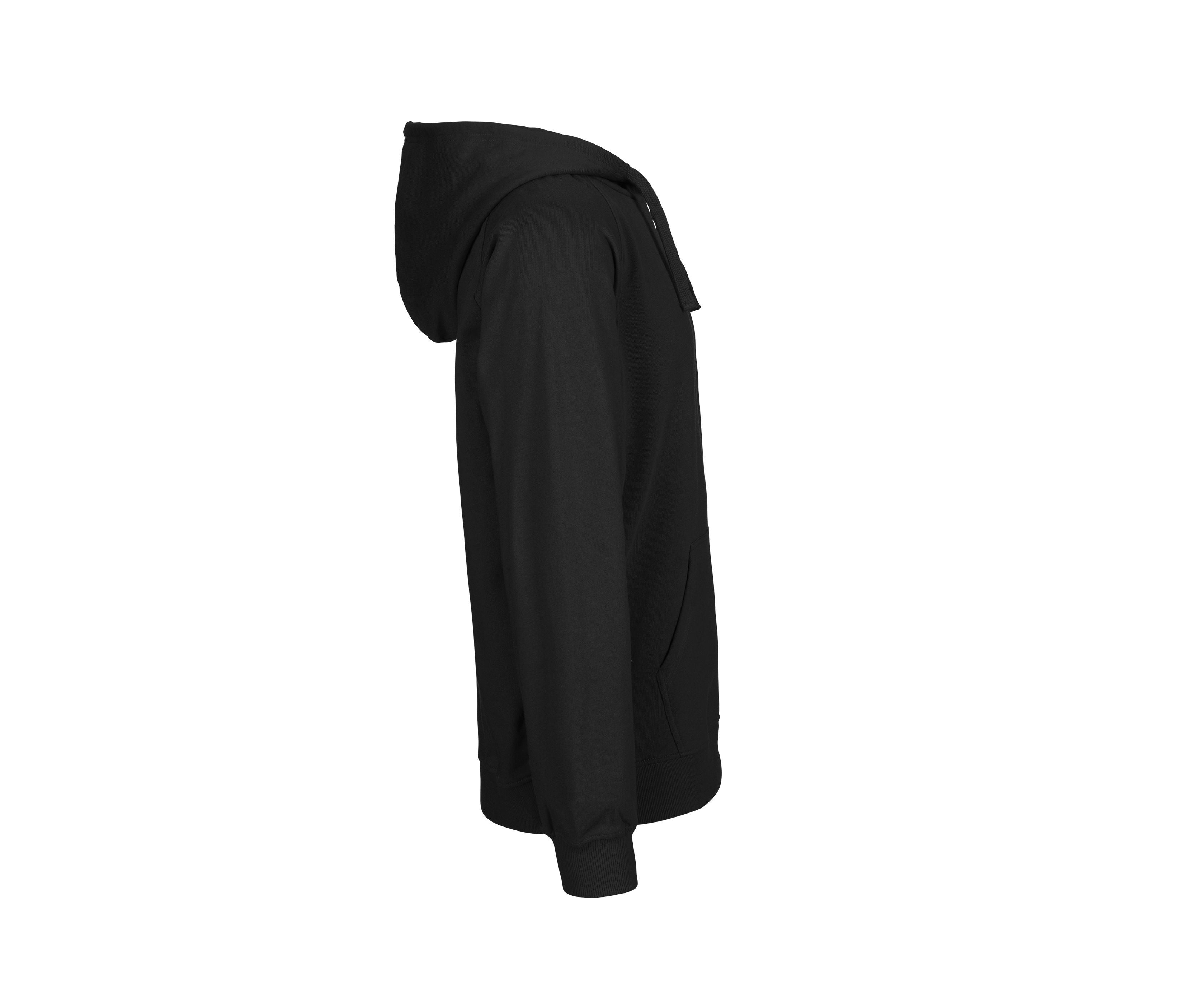 Sweat à Capuche Unisexe en Coton Tiger - Black