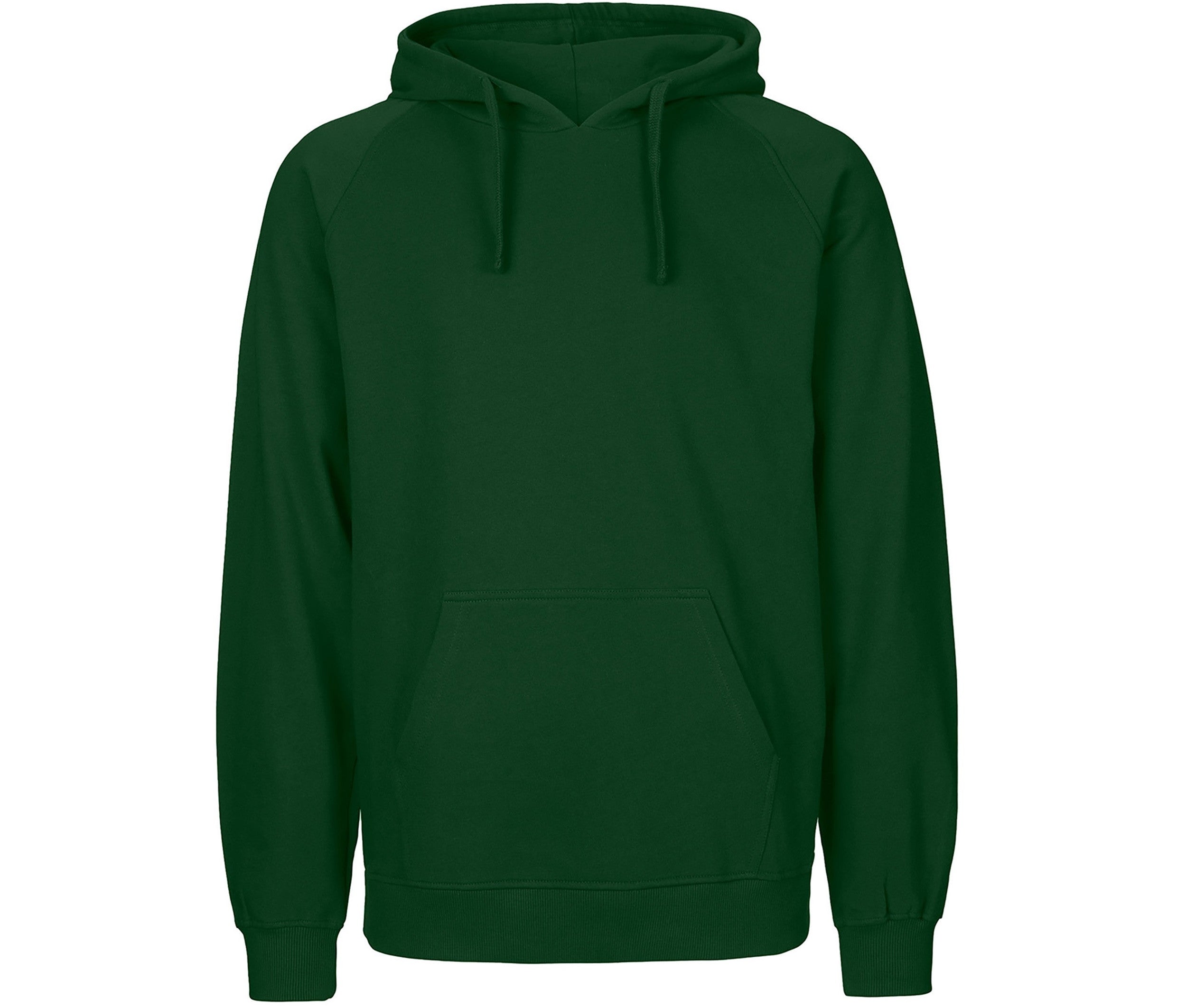 Sweat à Capuche Unisexe en Coton Tiger - Bottle Green