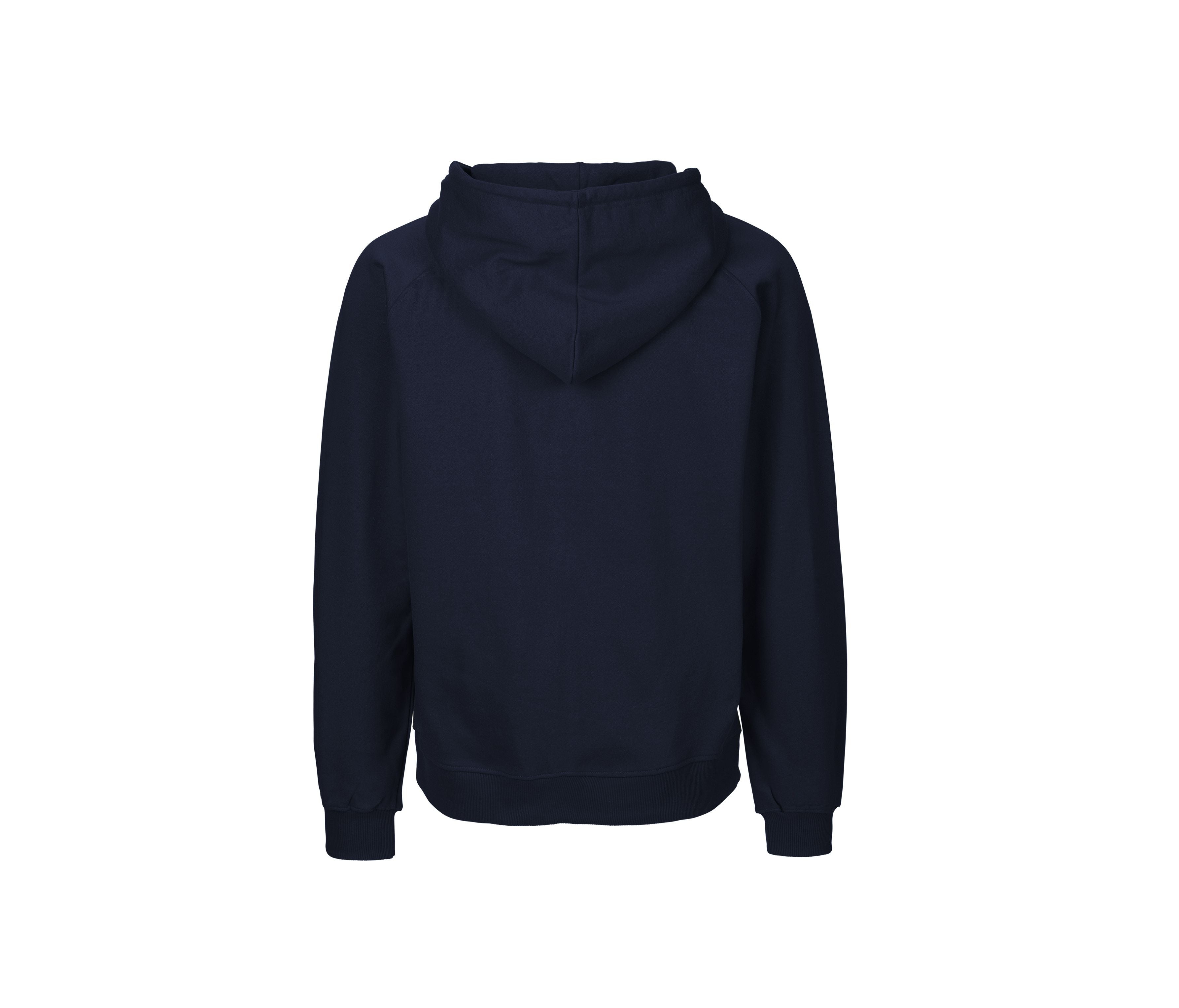 Sweat à Capuche Zippé en Coton Tiger - Navy