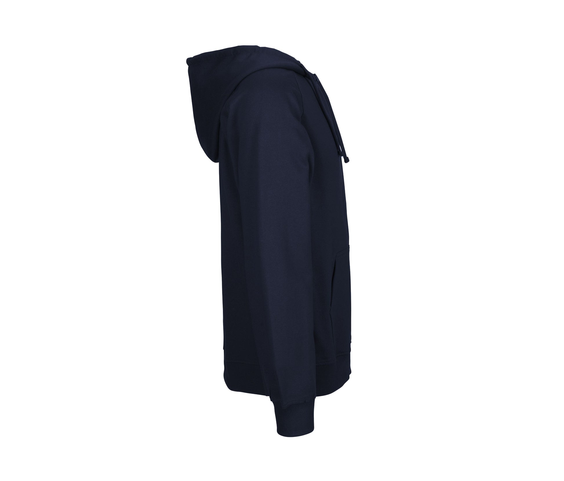 Sweat à Capuche Zippé en Coton Tiger - Navy